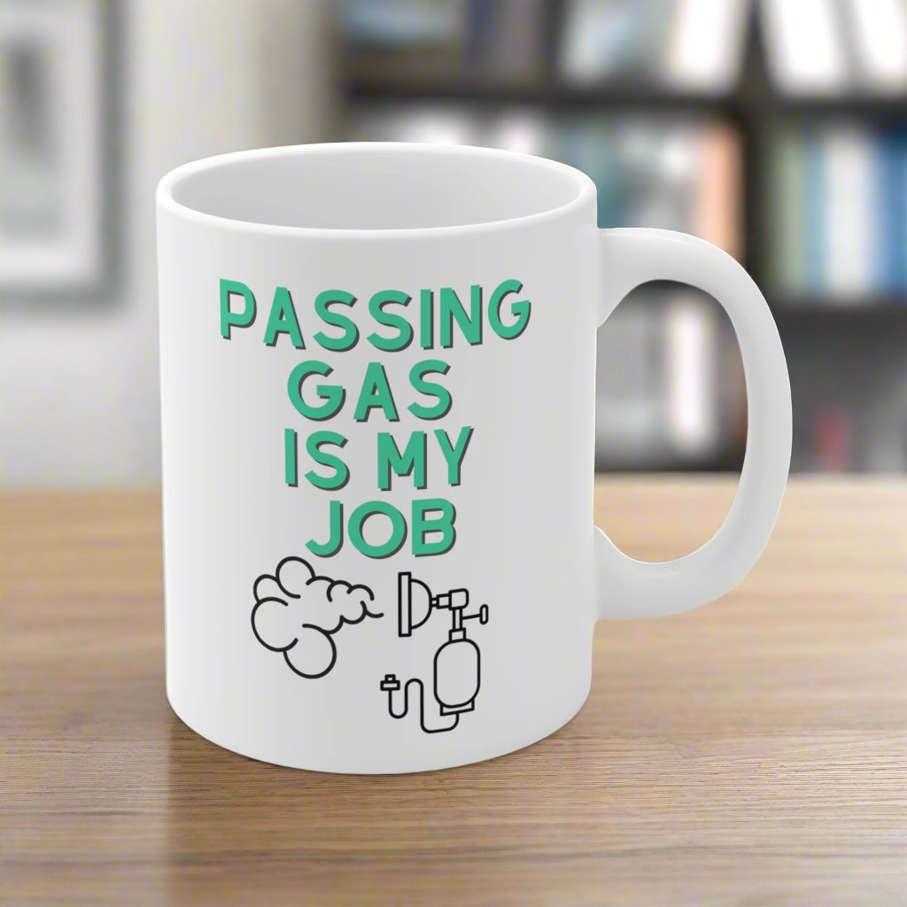 Anesthesia mug, passing gas, doctor mug, CRNA gift, graduation, Nurse Anesthetist, dag mug, Anesthesiology, Anesthetist, medical humor