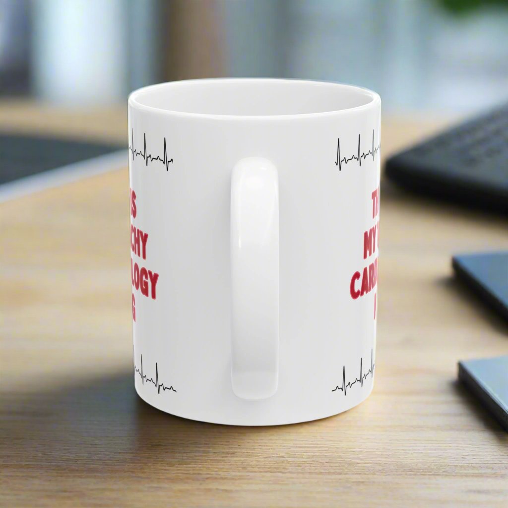 Funny Cardiology Mug, Heart Doctor Gift, Cardiologist Coffee Mug, Medical Humor Gift for Doctors, Cardiology Themed Mug, Physician Coffee Cup