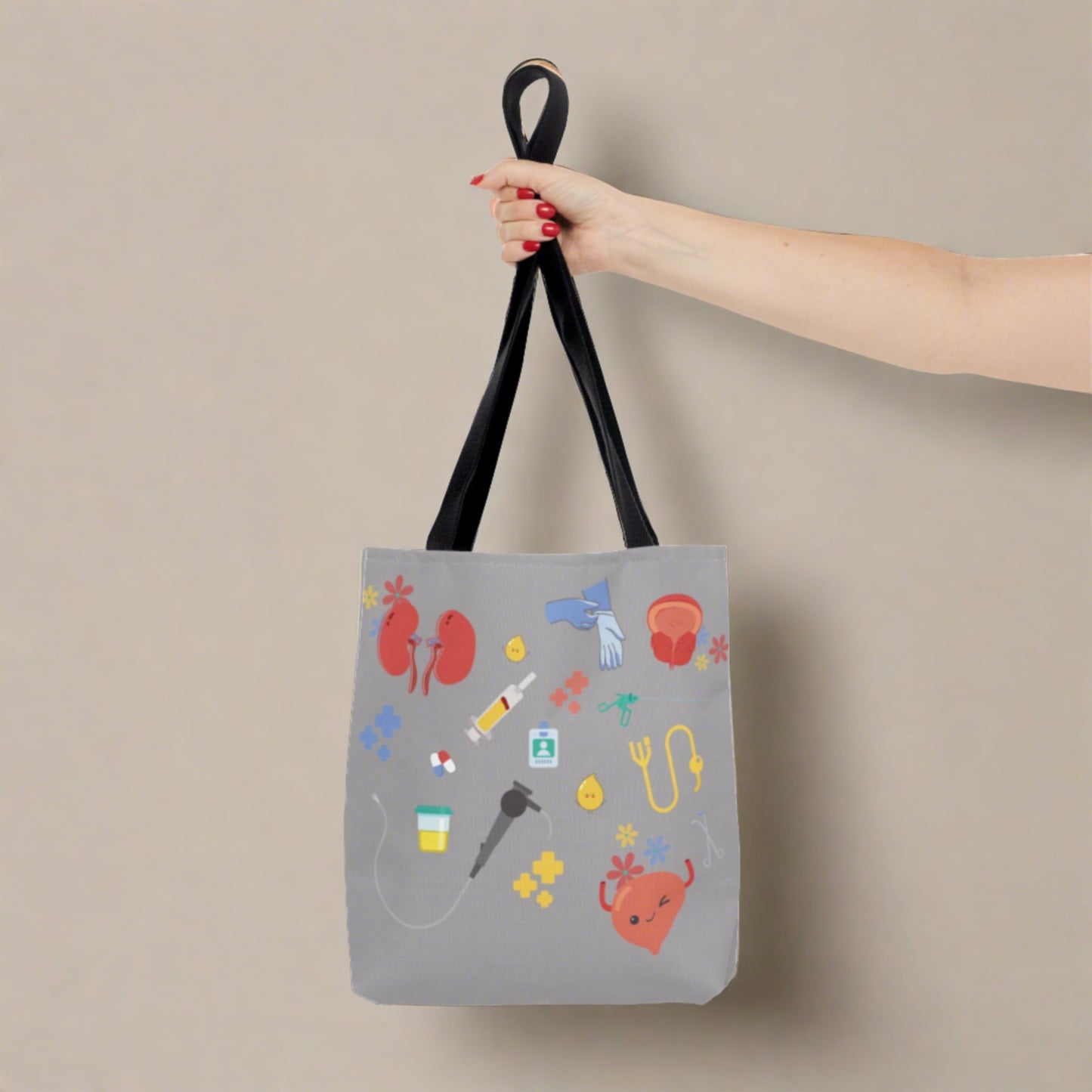 Cute Urology Tote Bag, urologist, bladder, kidney, Gift idea for urology resident, graduation gift idea, medical student, urologist gift
