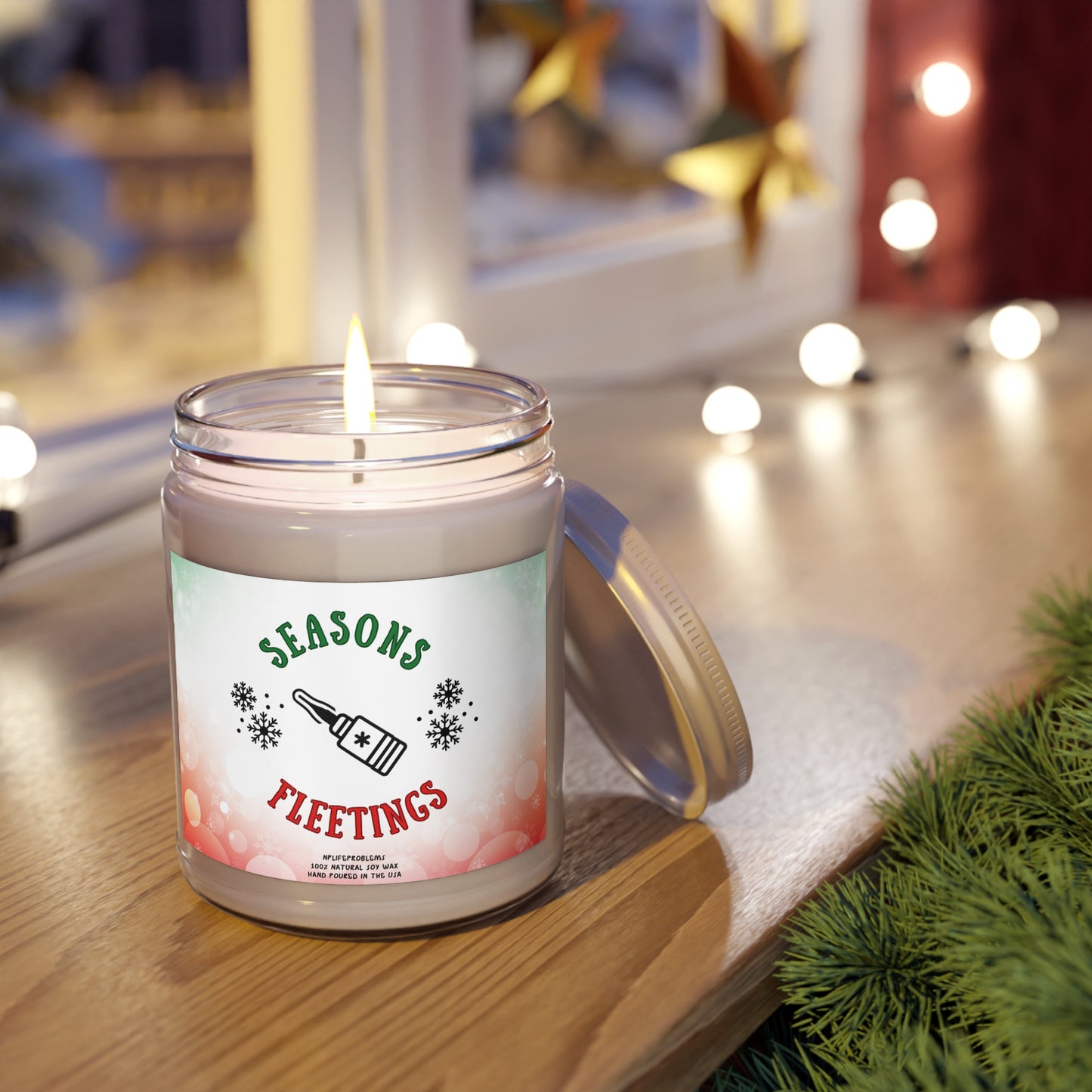 Funny nurse holiday candle, Nurse holiday gift, Colorectal surgeon, GI doctor, Seasons Fleetings, medical holiday gift, Doctor Christmas gift
