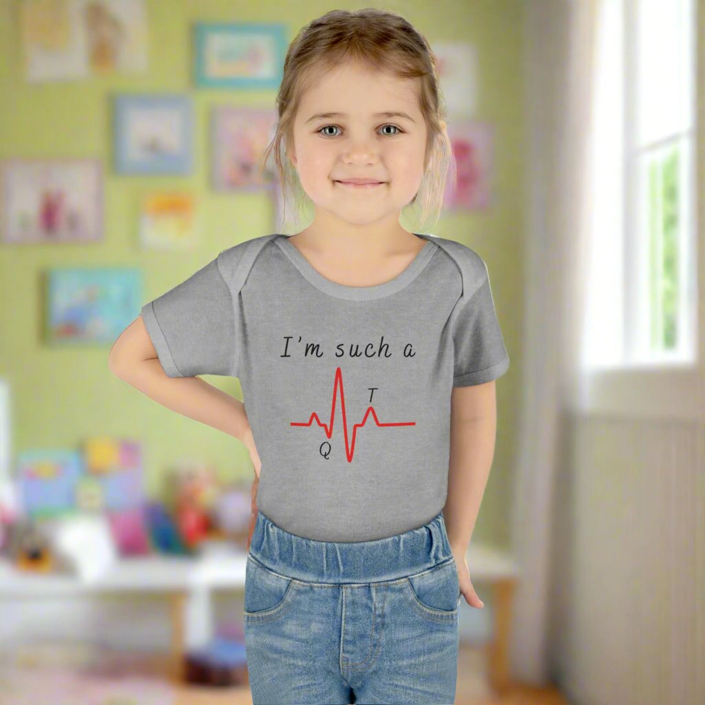 Cardiology doctor baby gift, Cute EKG baby bodysuit, cardiac nurse baby gift, funny doctor baby gift, cardiology coworker baby shower, heart doctor baby