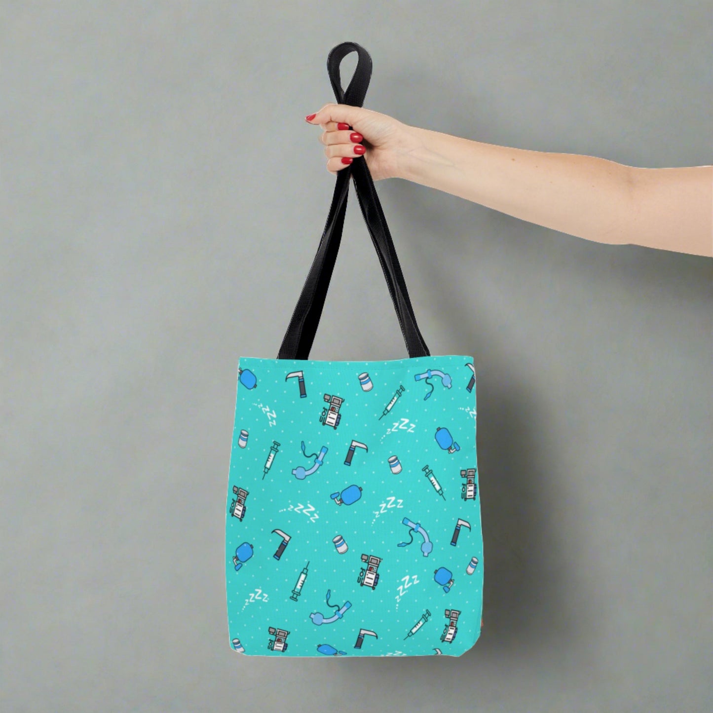 Anesthesia tote bag, CRNA, Nurse Anesthetist, Anesthesiologist, SRNA, Resident, Doctor, nurse gift.