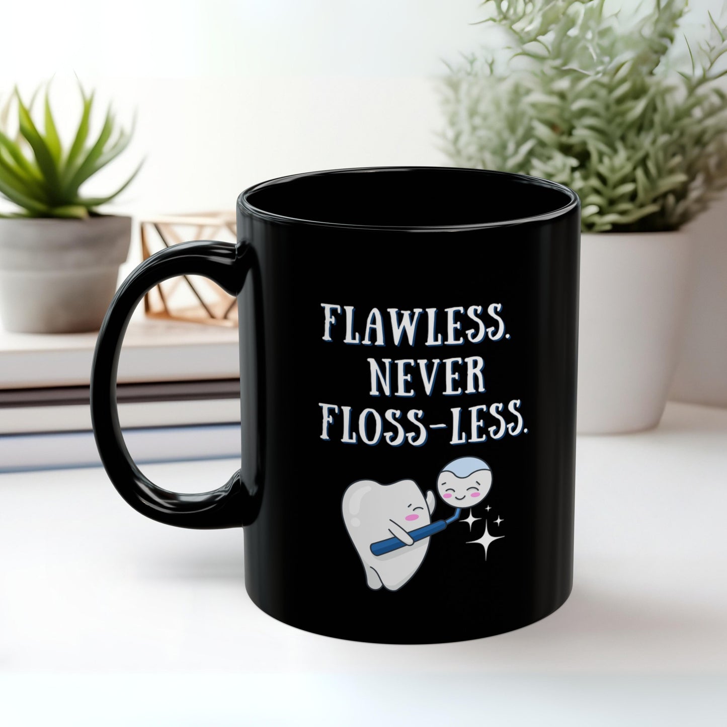Funny Dentist mug, Dental assistant appreciation gift, Flossing humor, Tooth mug, Boss thank you, Dental hygienist graduation