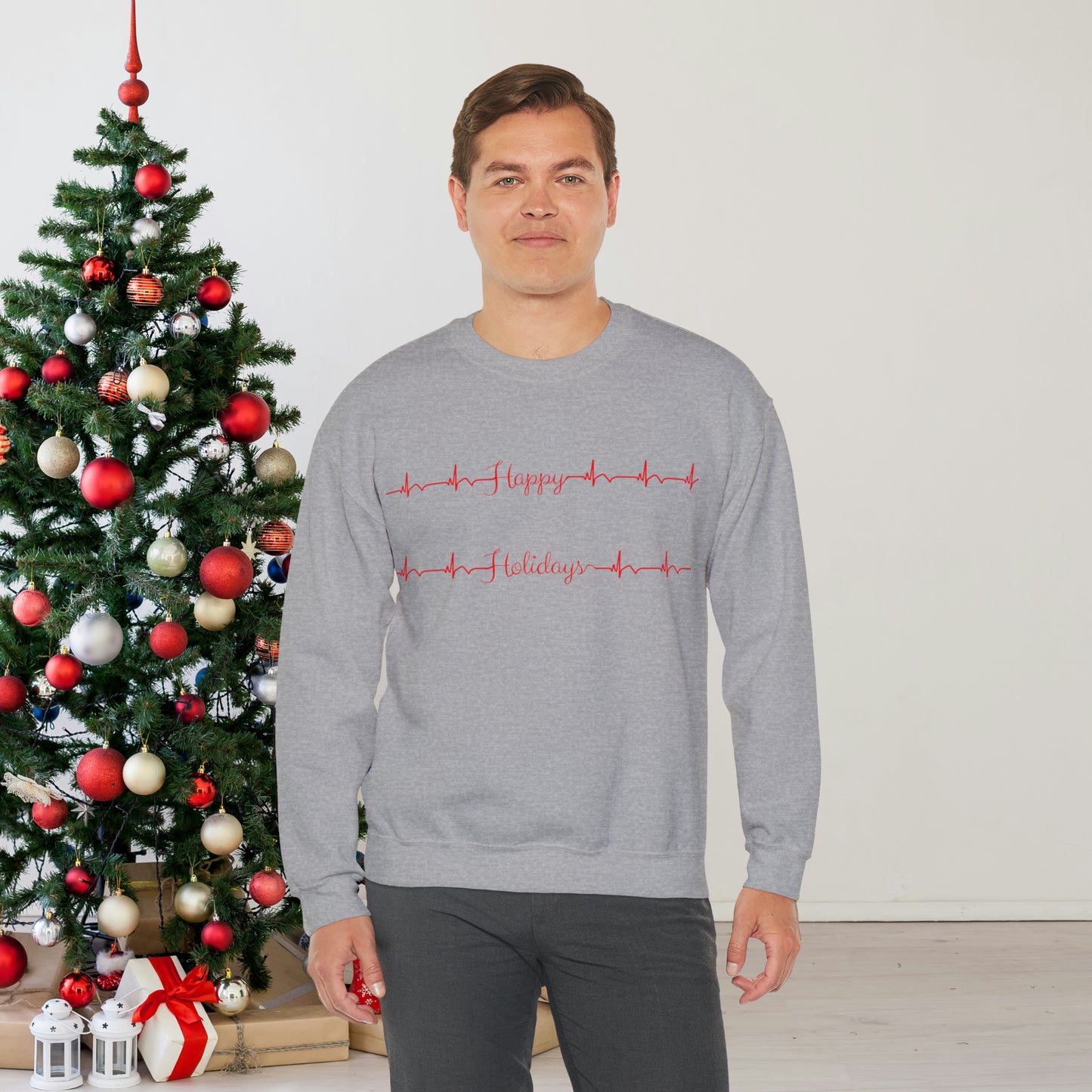 Medical holiday sweater, EKG, cardiology christmas, doctor xmas sweater, nurse holiday, holiday party, med student gift, cardiologist holiday gift