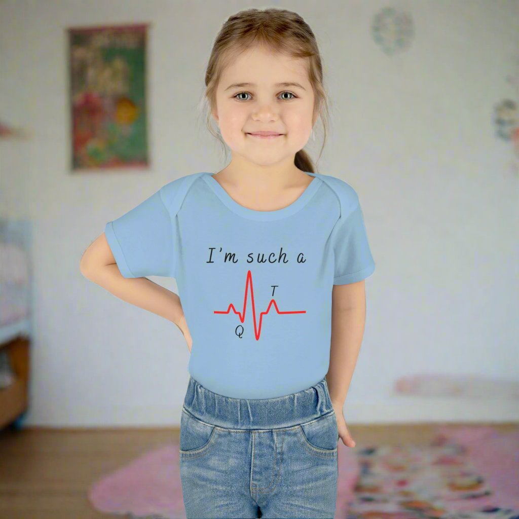 Cardiology doctor baby gift, Cute EKG baby bodysuit, cardiac nurse baby gift, funny doctor baby gift, cardiology coworker baby shower, heart doctor baby