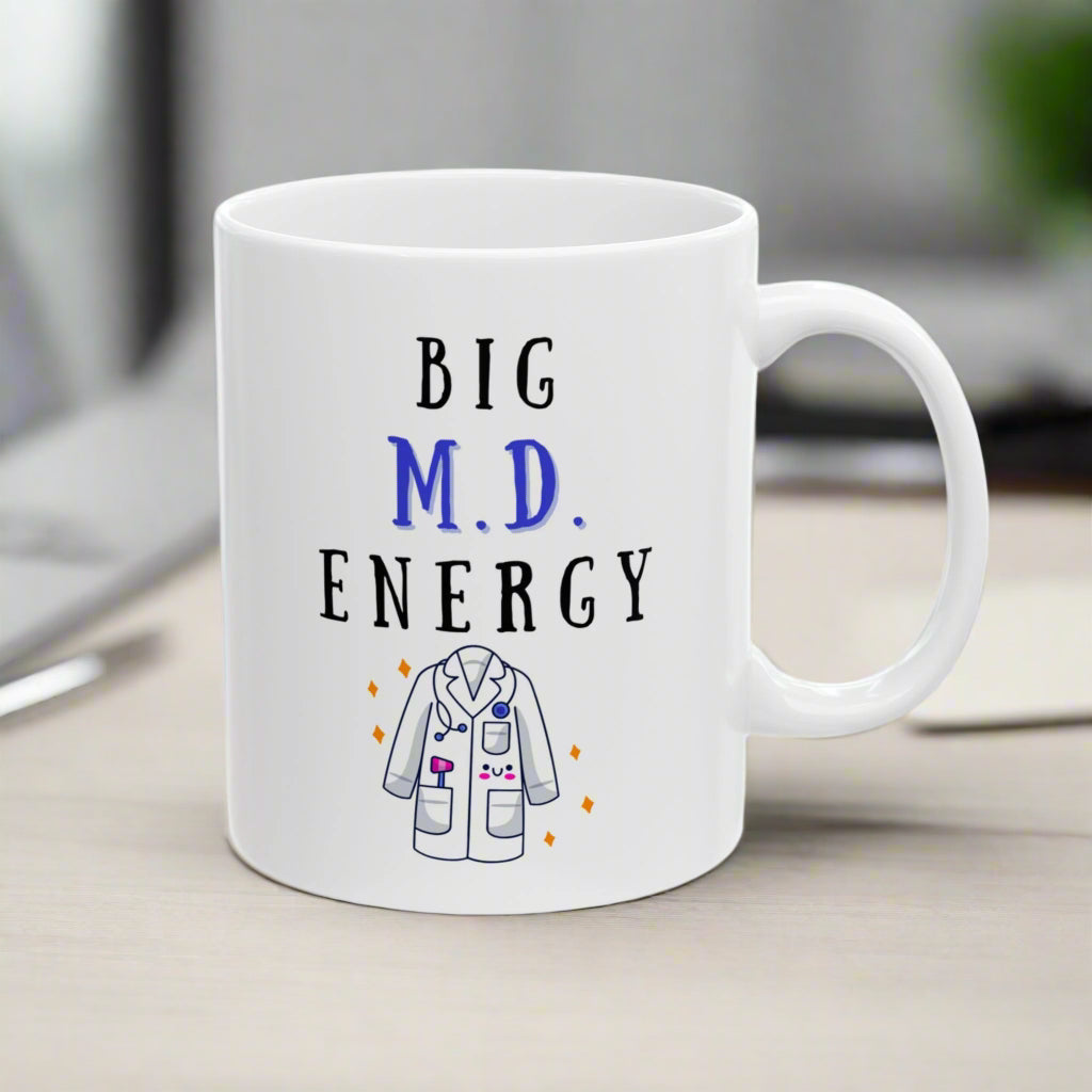 Funny Doctor Mug, Medical School Graduation Gift, New Grad MD or DO Mug, Fun Doctor Gift for Residents, Attending Physician Coffee Cup, Graduation Present