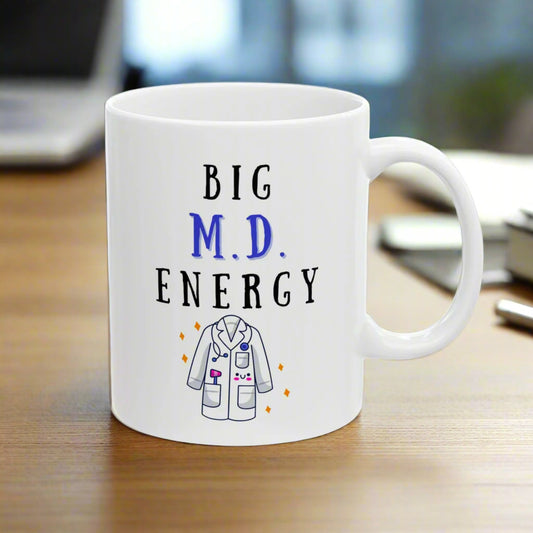 Funny Doctor Mug, Medical School Graduation Gift, New Grad MD or DO Mug, Fun Doctor Gift for Residents, Attending Physician Coffee Cup, Graduation Present