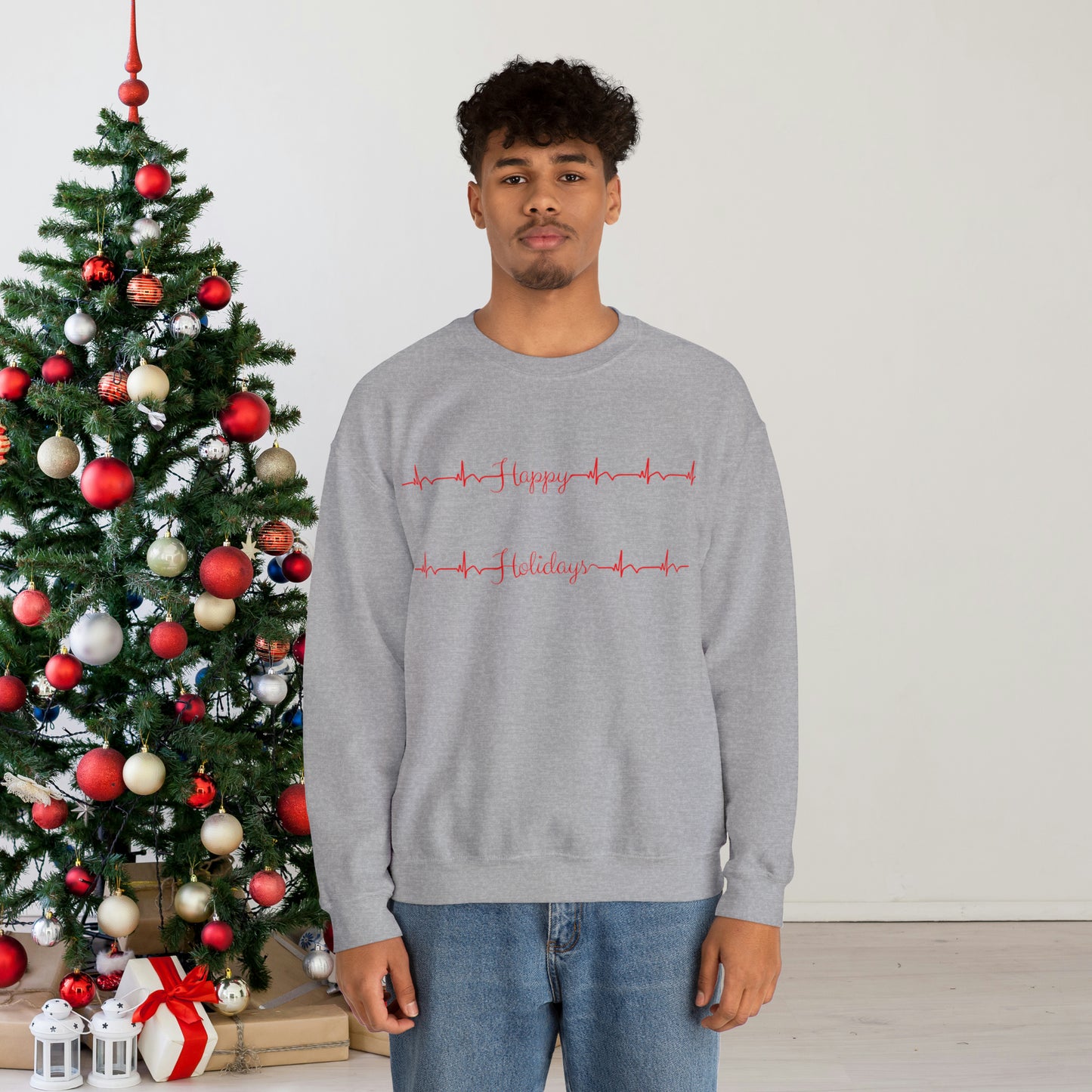 Medical holiday sweater, EKG, cardiology christmas, doctor xmas sweater, nurse holiday, holiday party, med student gift, cardiologist holiday gift