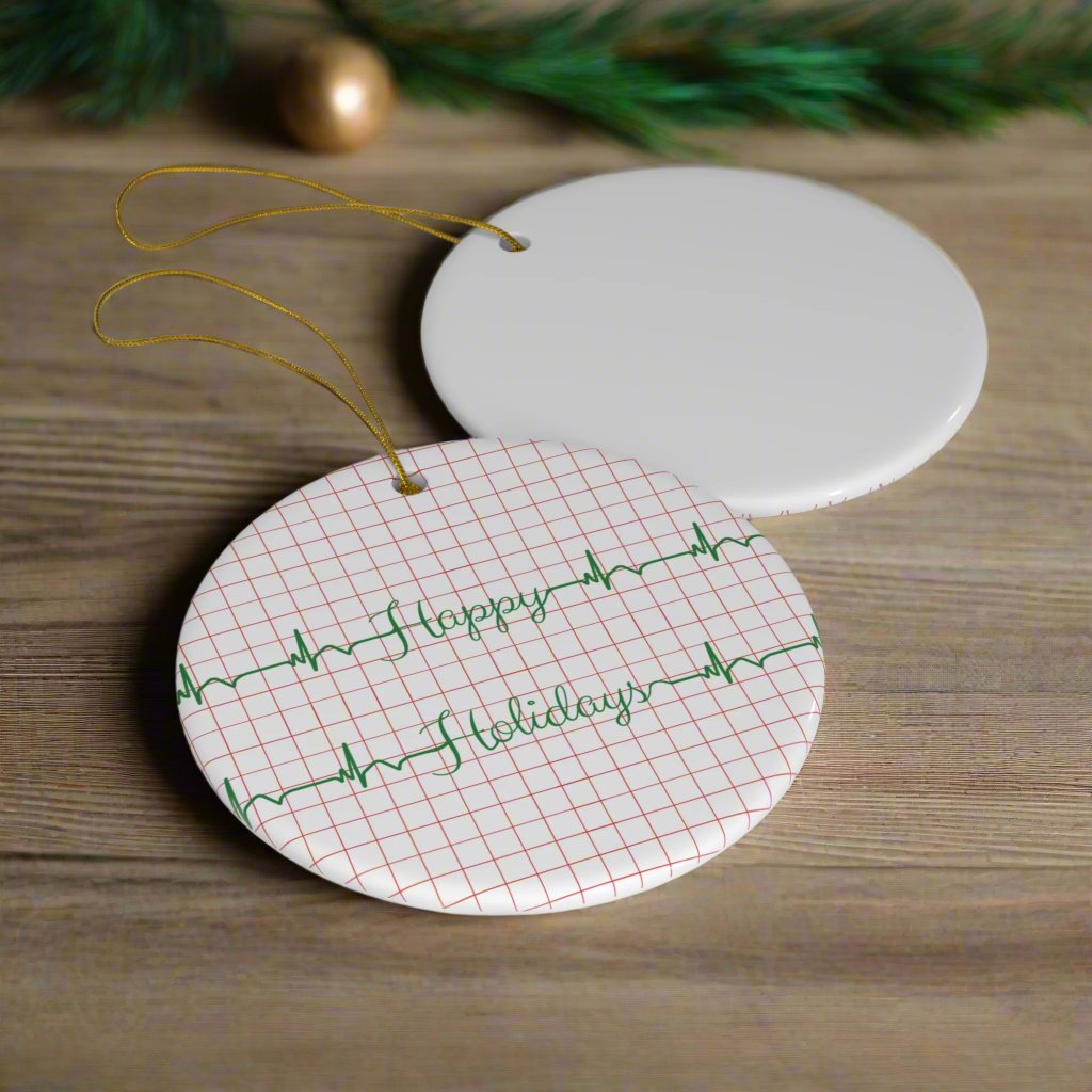 Cardiology Christmas ornament, Nurse xmas gift, cardiologist doctor holiday gift, medical humor, heart surgery, Cardiac coworker gift, nurse Xmas ornament exchange
