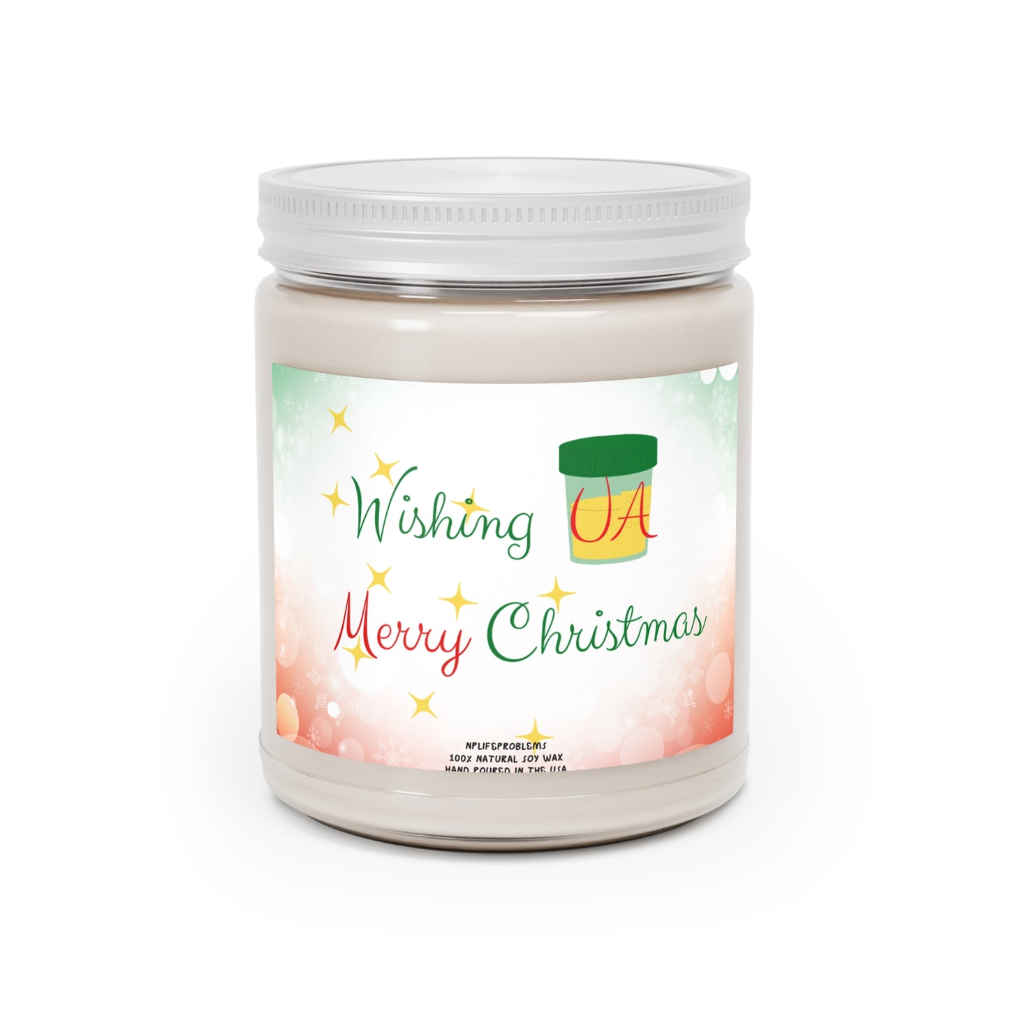 Funny Urology holiday candle, Nurse, surgeon, Urologist gift, medical holiday gift, Nurse xmas gift, Doctor Christmas gift, medical holiday puns