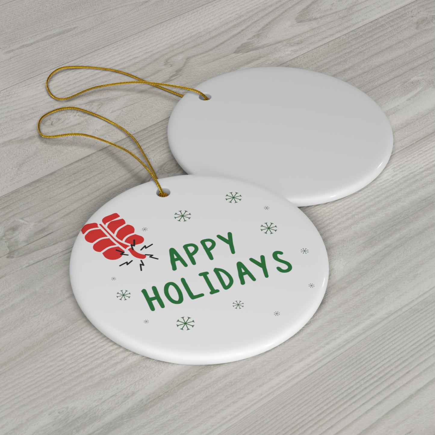 Funny Surgeon Christmas ornament, Medical puns, doctor holiday gift, operating room, medical humor, appendix surgery, nurse Xmas ornament exchange