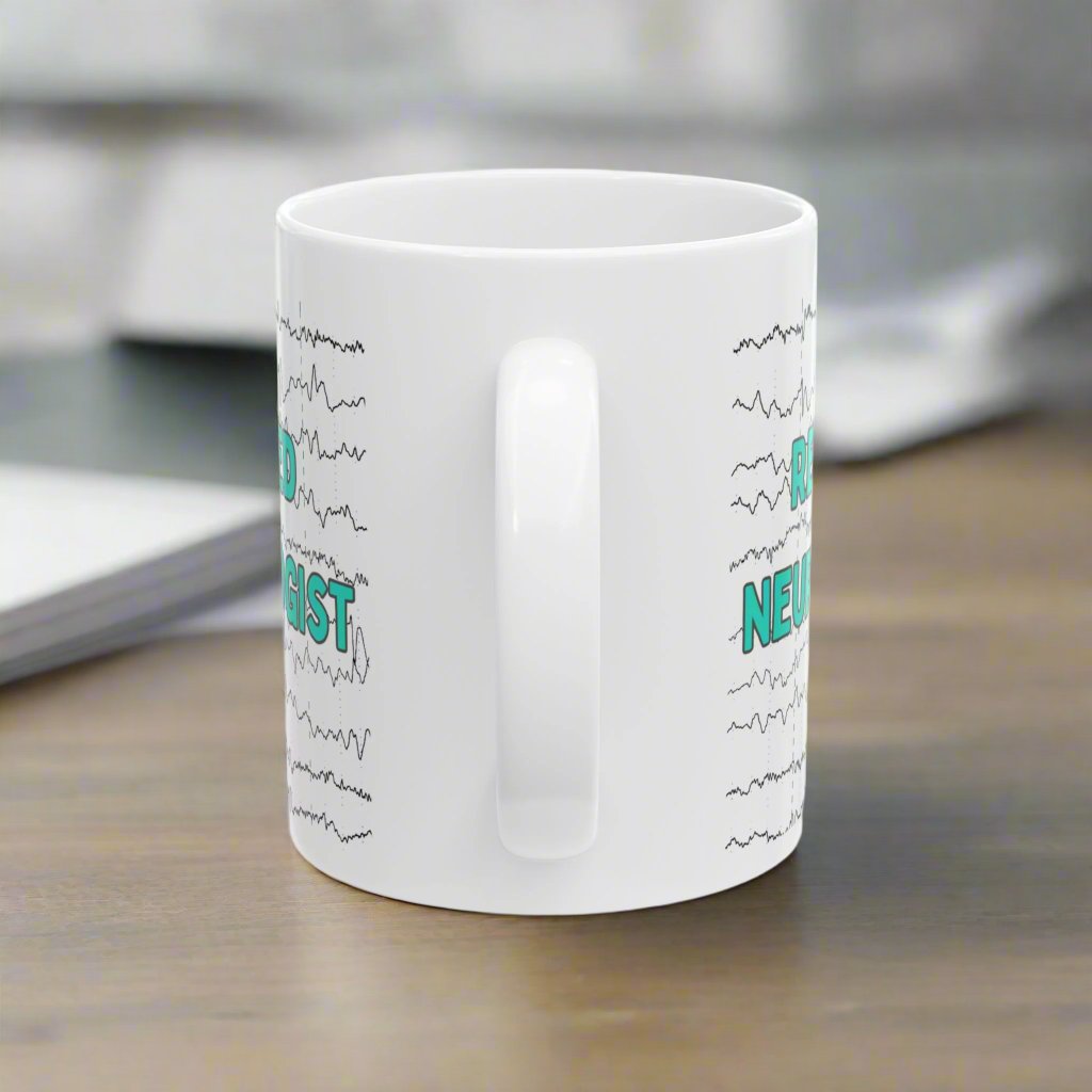 Retired Neurologist Coffee Mug, Neurology Retirement Gift, Funny Doctor Mug, Brain-Themed Gift for Neurologists, Medical Professional Farewell Present