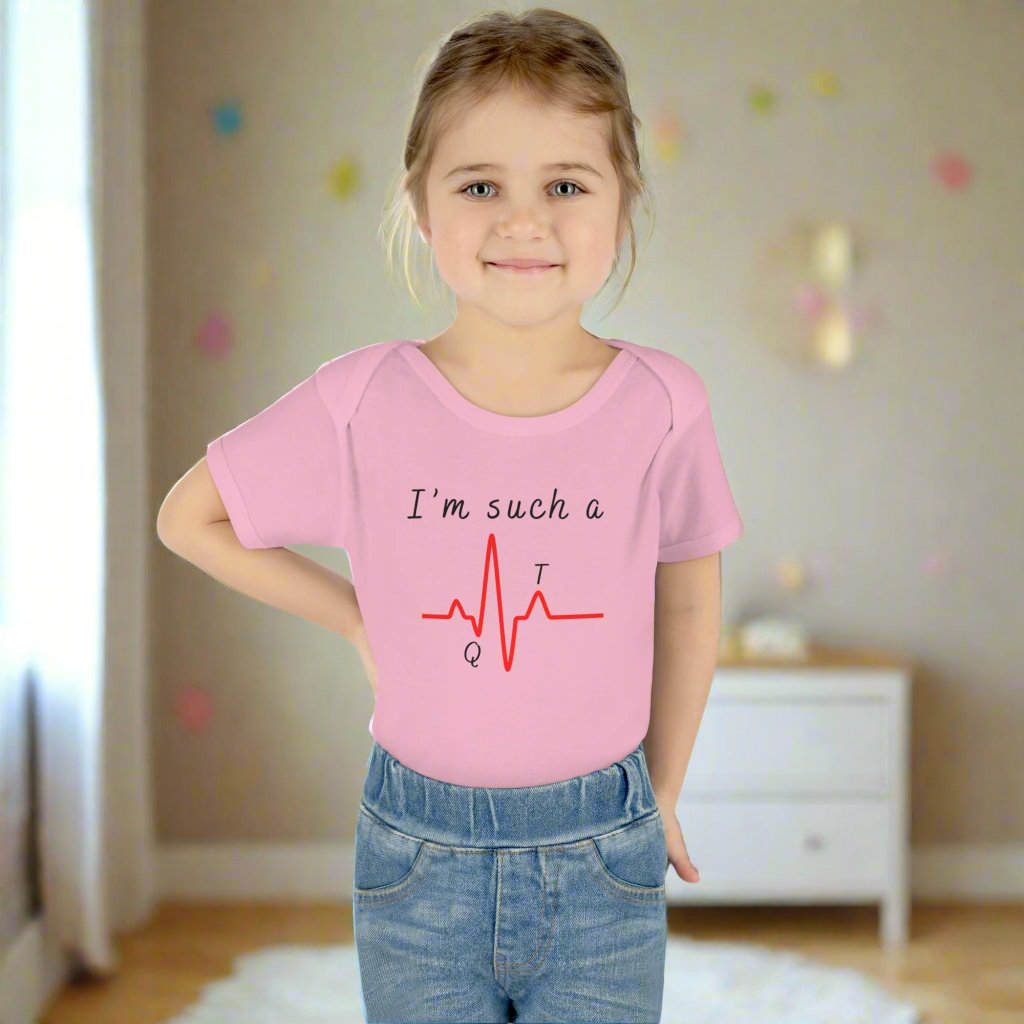 Cardiology doctor baby gift, Cute EKG baby bodysuit, cardiac nurse baby gift, funny doctor baby gift, cardiology coworker baby shower, heart doctor baby