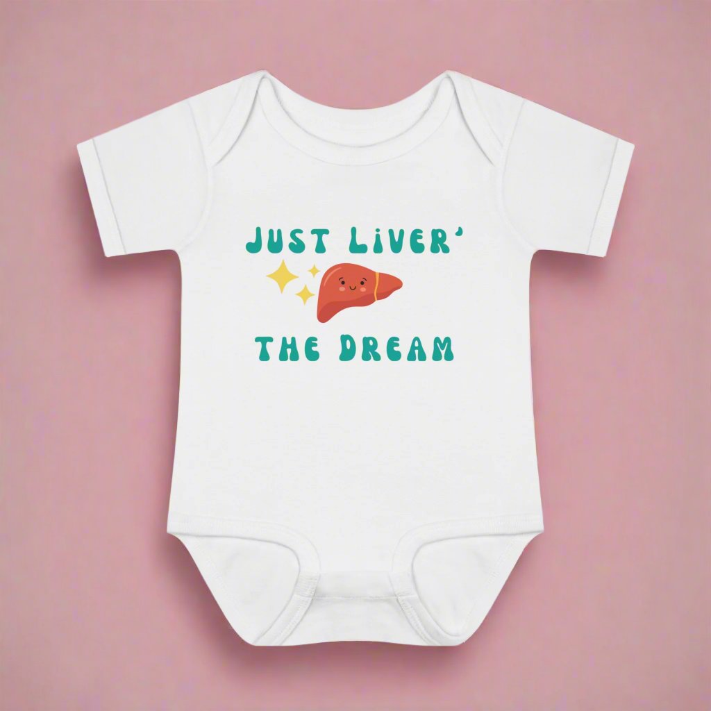 Hepatology baby gift, Liver doctor, funny doctor baby gift, RN baby gift, coworker baby shower, Liver doctor baby, baby bodysuit