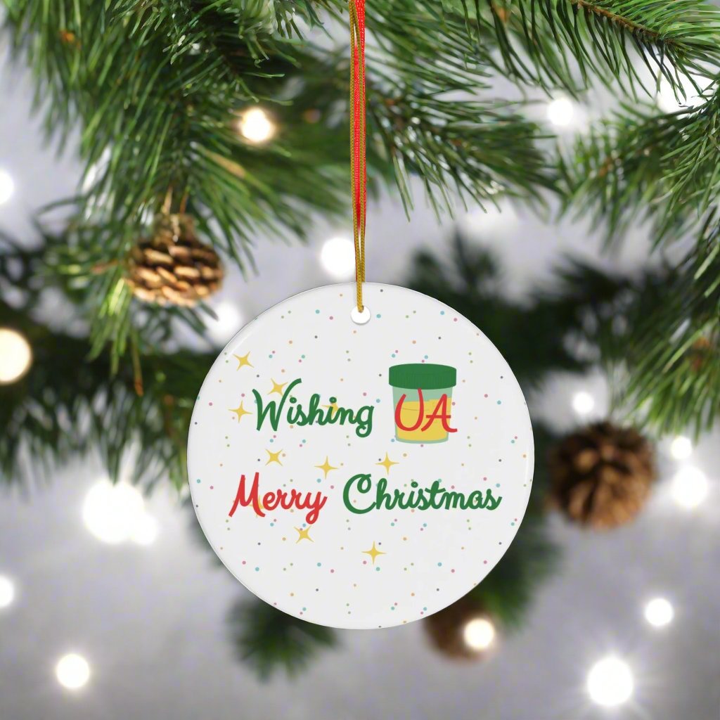 Urology Christmas ornament, Medical puns, doctor holiday gift, urologsit, medical humor, Kidney surgery, coworker gift, nurse Xmas ornament exchange