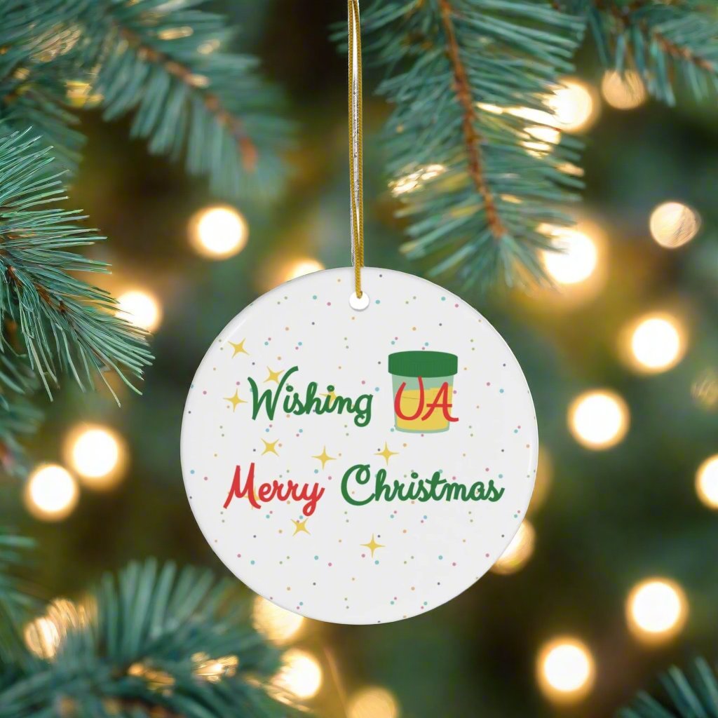 Urology Christmas ornament, Medical puns, doctor holiday gift, urologsit, medical humor, Kidney surgery, coworker gift, nurse Xmas ornament exchange