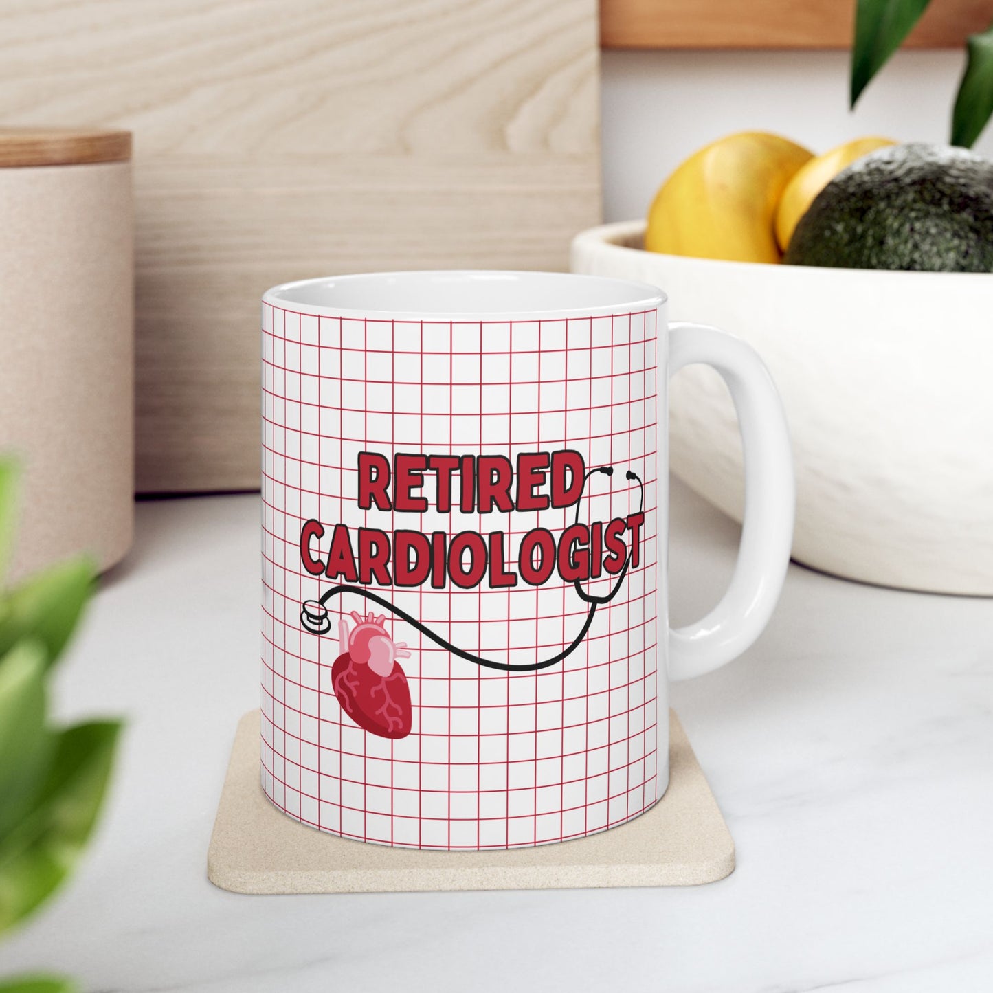 Retired Cardiologist Mug, Personalized Doctor Retirement Gift, Cardiology Appreciation Gift, Retiring Physician Coffee Cup, Heart Doctor Retirement Mug