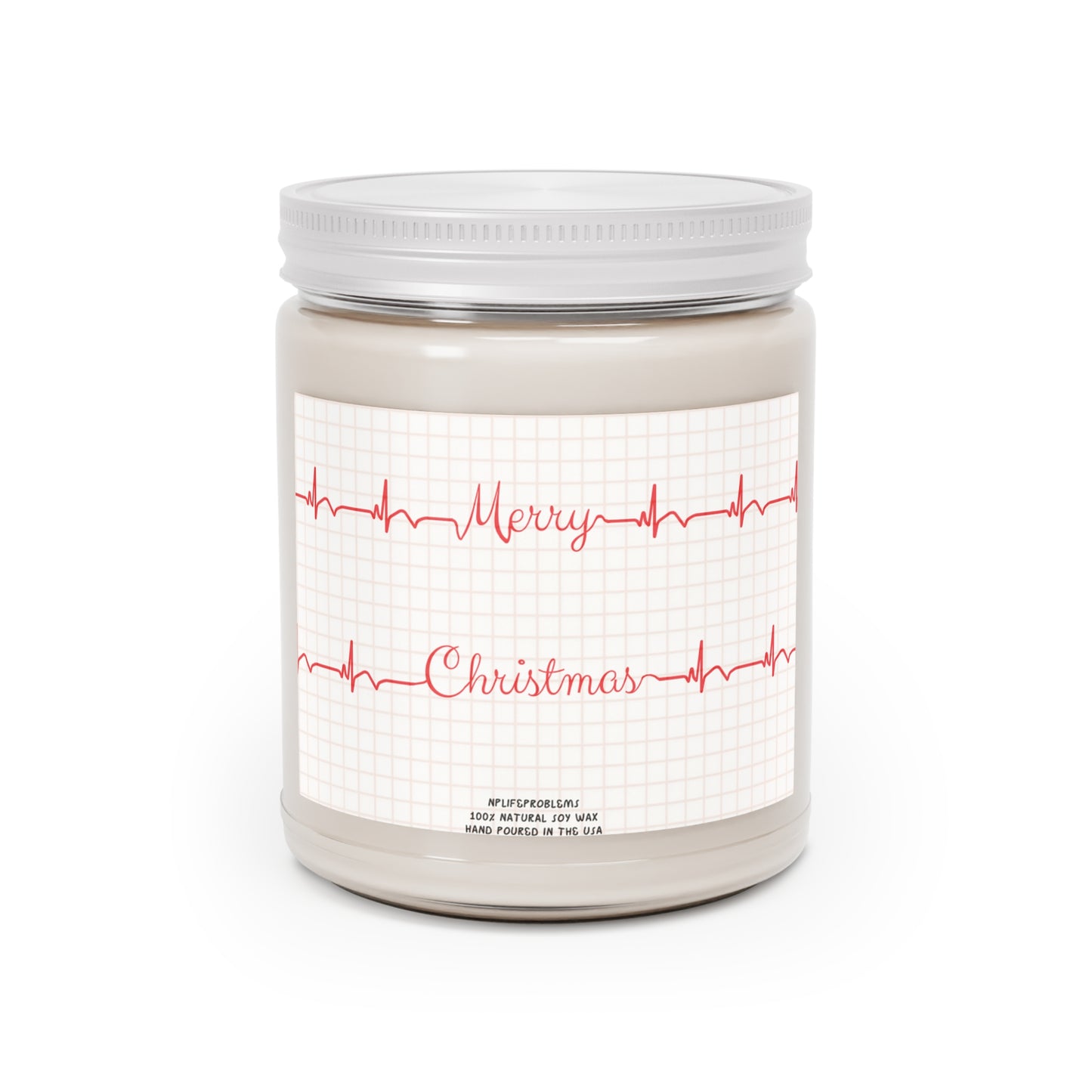 Nurse healthcare holiday candle, Nurse holiday gift, surgeon, Cardiology, Cardiologist, Cardiac surgery holiday gift, Doctor Christmas gift