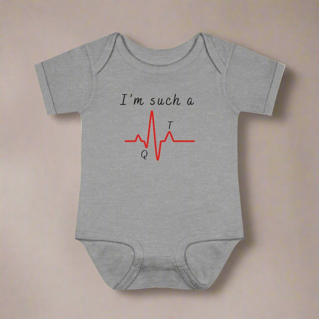 Cardiology doctor baby gift, Cute EKG baby bodysuit, cardiac nurse baby gift, funny doctor baby gift, cardiology coworker baby shower, heart doctor baby