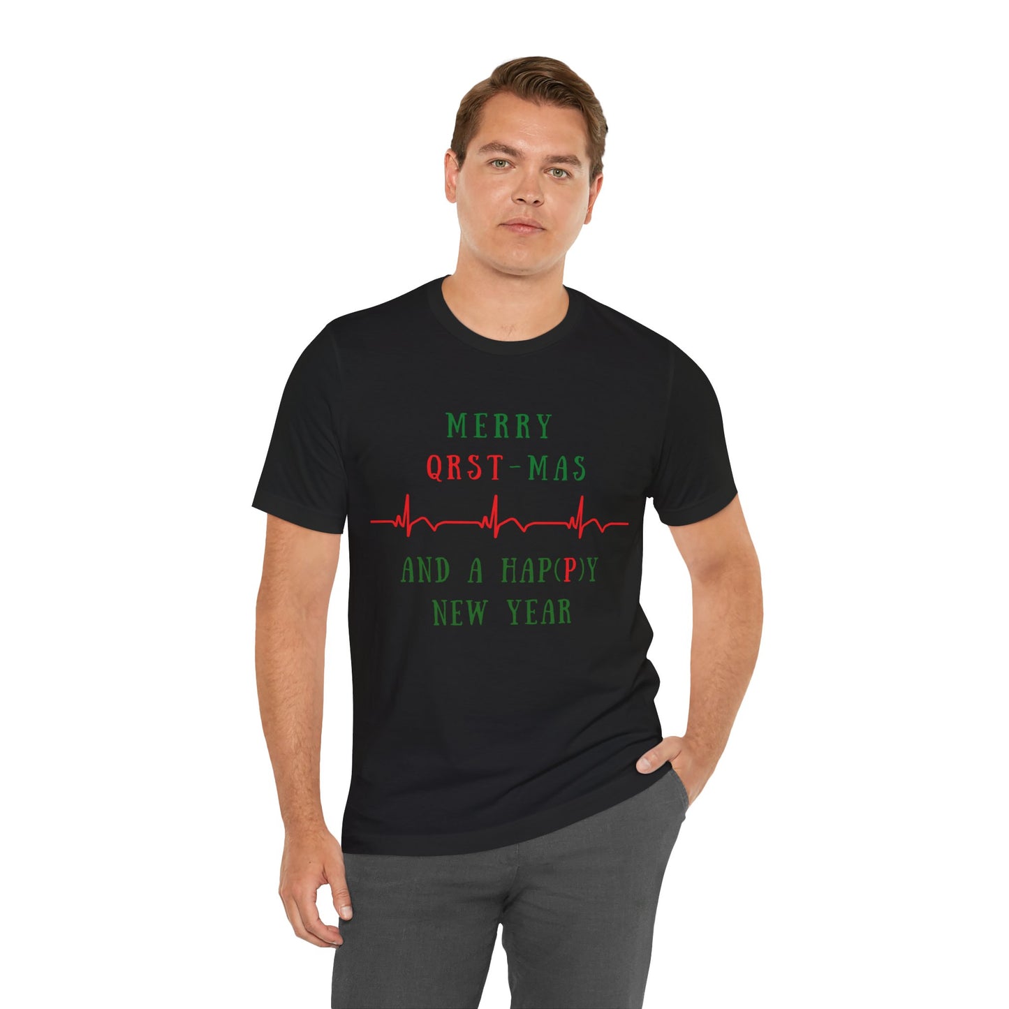 Cardiology Christmas T-Shirt for Cardiologists, Heart Doctor Gift, Cardiac Nurse Holiday Shirt, Heart Surgeon Apparel, Telemetry Nurse Christmas Gift