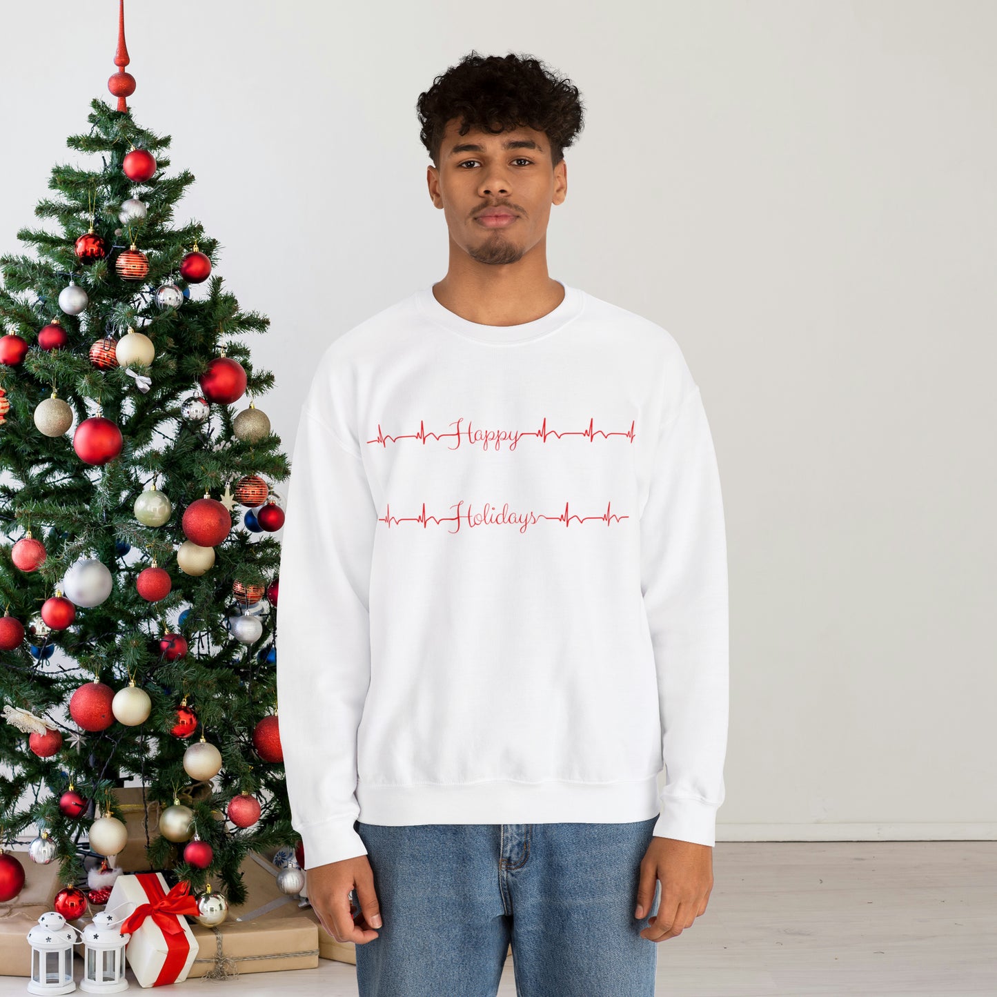 Medical holiday sweater, EKG, cardiology christmas, doctor xmas sweater, nurse holiday, holiday party, med student gift, cardiologist holiday gift