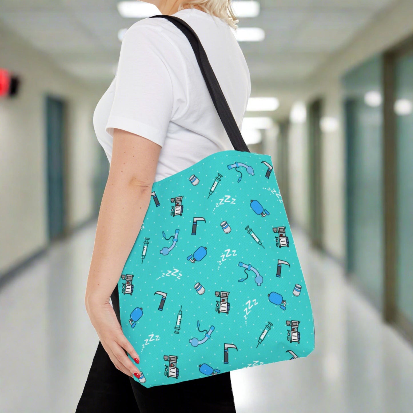 Anesthesia tote bag, CRNA, Nurse Anesthetist, Anesthesiologist, SRNA, Resident, Doctor, nurse gift.