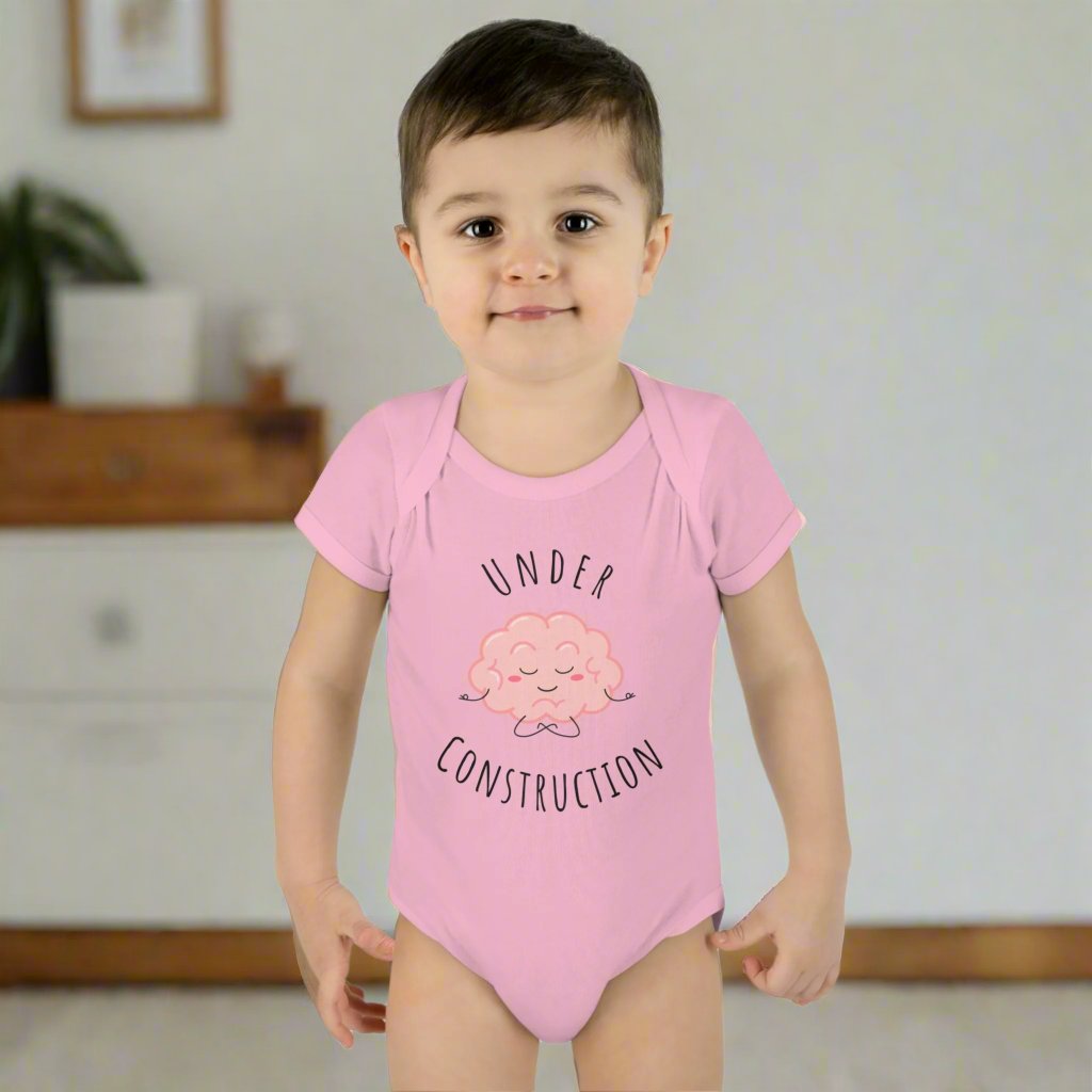 Cute Neurology baby gift, Brain under construction, doctor baby gift, Nurse baby gift, funny doctor baby gift, RN baby gift, coworker baby shower, Neuro doctor baby