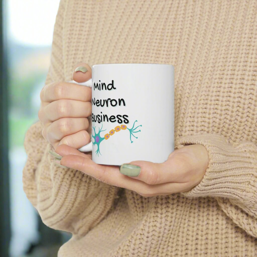 Neuron Neurology mug, neurologist gift, neurosurgery gift, mind neuron business, medical humor, neuro nurse, resident gift