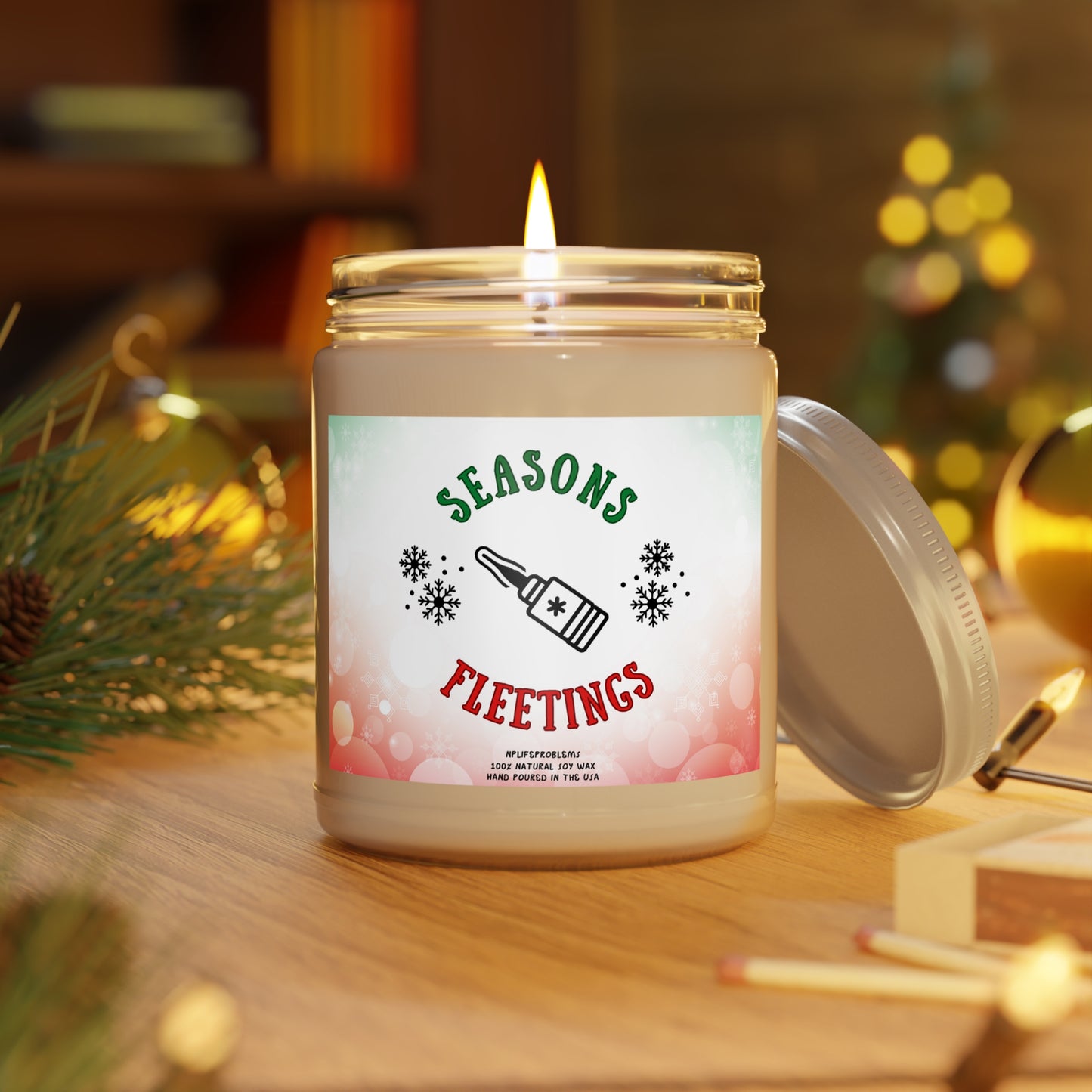 Funny nurse holiday candle, Nurse holiday gift, Colorectal surgeon, GI doctor, Seasons Fleetings, medical holiday gift, Doctor Christmas gift