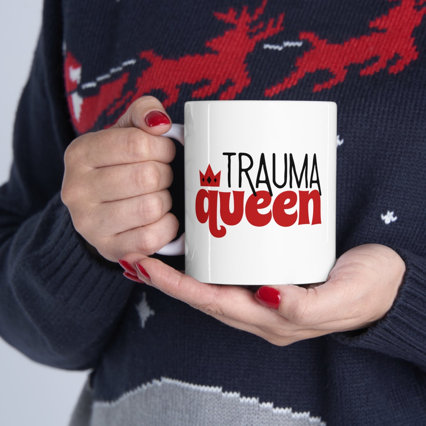 Trauma Queen, Trauma surgery gift, Trauma nurse, ER nurse, ER doctor, medical mug, Doctor mug, Nurse mug, medical student gift