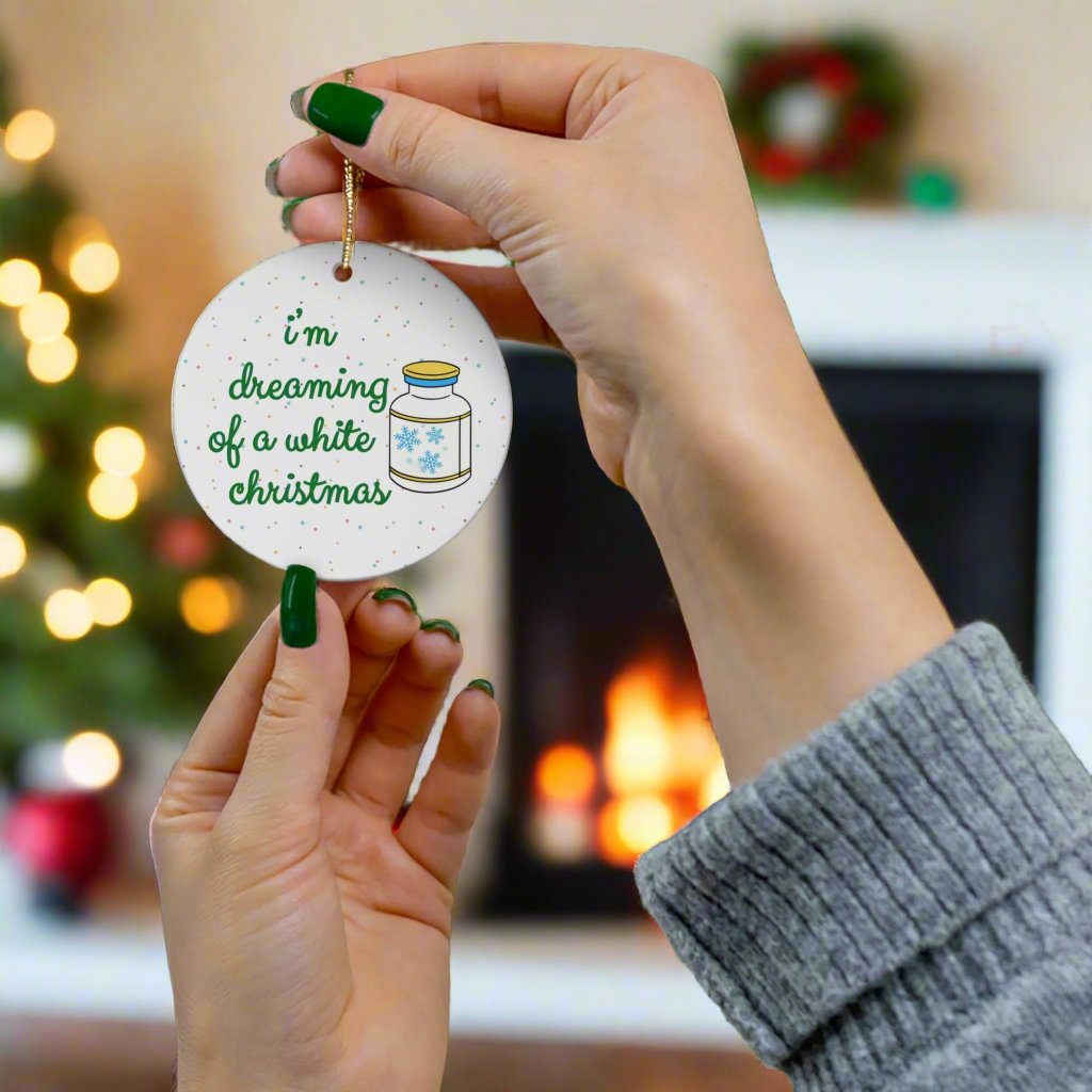 CRNA Anesthesia Christmas ornament, doctor holiday gift, Anesthesiologist humor, surgery, coworker gift, nurse anesthetist Xmas ornament exchange