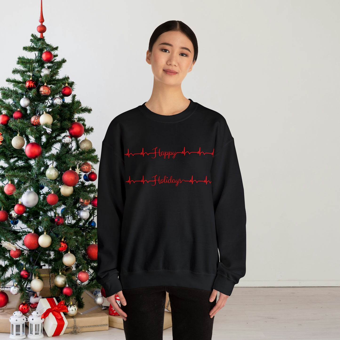 Medical holiday sweater, EKG, cardiology christmas, doctor xmas sweater, nurse holiday, holiday party, med student gift, cardiologist holiday gift