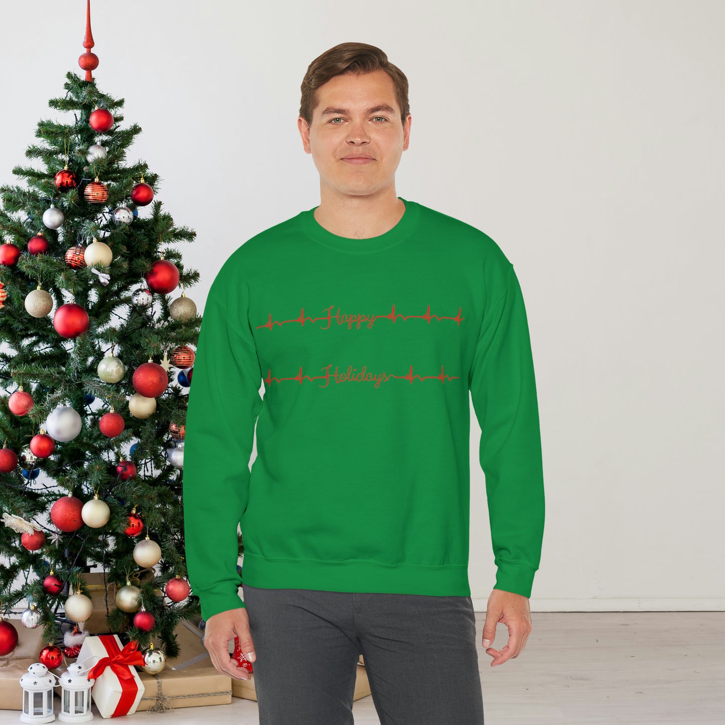 Medical holiday sweater, EKG, cardiology christmas, doctor xmas sweater, nurse holiday, holiday party, med student gift, cardiologist holiday gift