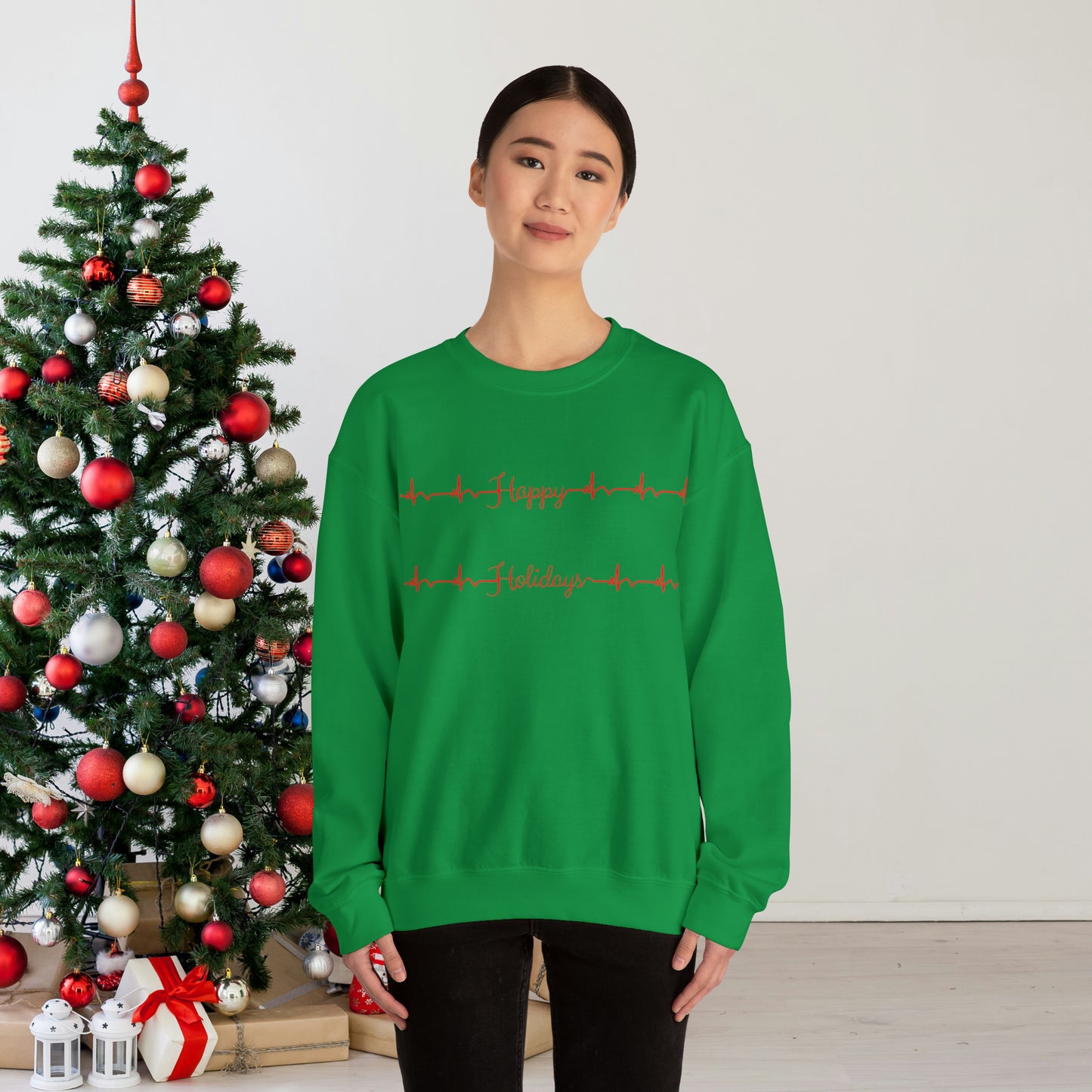 Medical holiday sweater, EKG, cardiology christmas, doctor xmas sweater, nurse holiday, holiday party, med student gift, cardiologist holiday gift