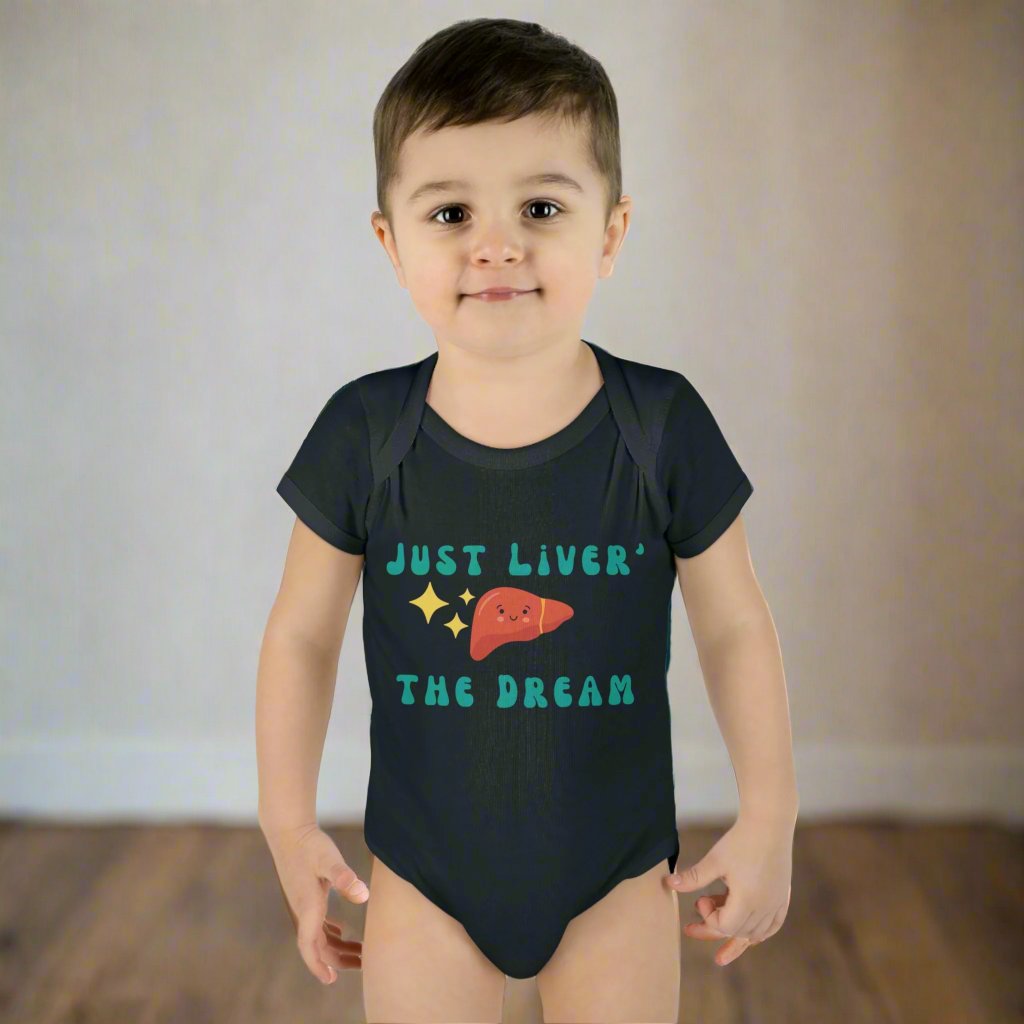 Hepatology baby gift, Liver doctor, funny doctor baby gift, RN baby gift, coworker baby shower, Liver doctor baby, baby bodysuit