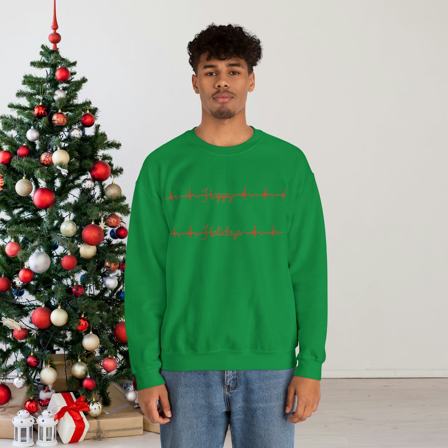 Medical holiday sweater, EKG, cardiology christmas, doctor xmas sweater, nurse holiday, holiday party, med student gift, cardiologist holiday gift