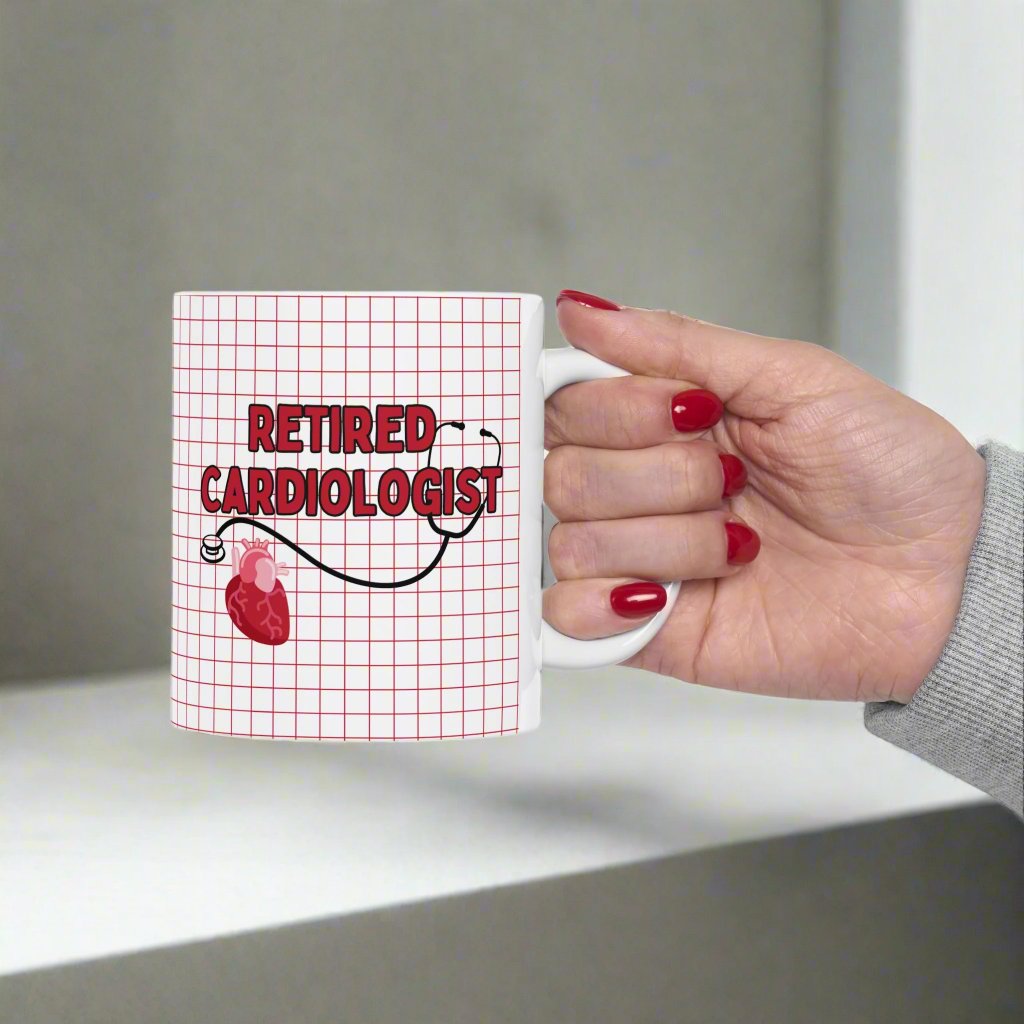 Retired Cardiologist Mug, Personalized Doctor Retirement Gift, Cardiology Appreciation Gift, Retiring Physician Coffee Cup, Heart Doctor Retirement Mug