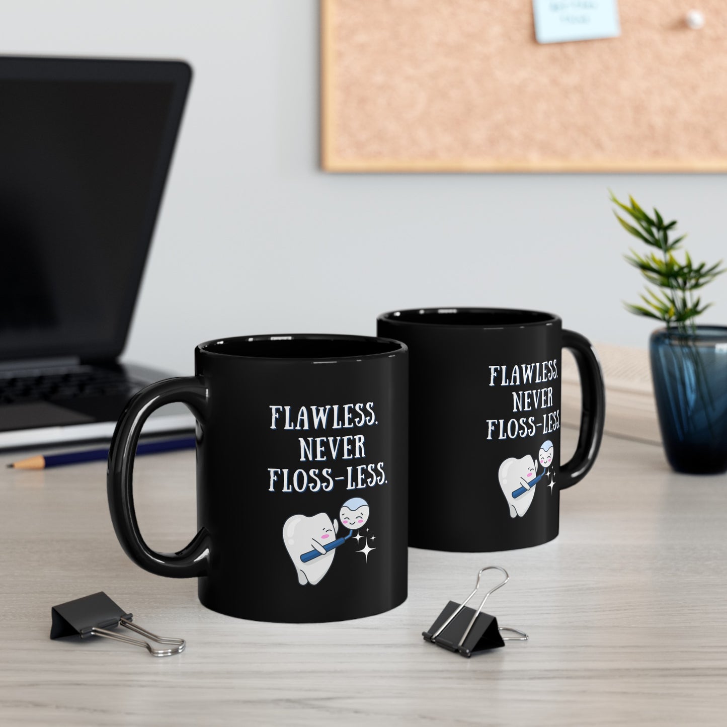 Funny Dentist mug, Dental assistant appreciation gift, Flossing humor, Tooth mug, Boss thank you, Dental hygienist graduation