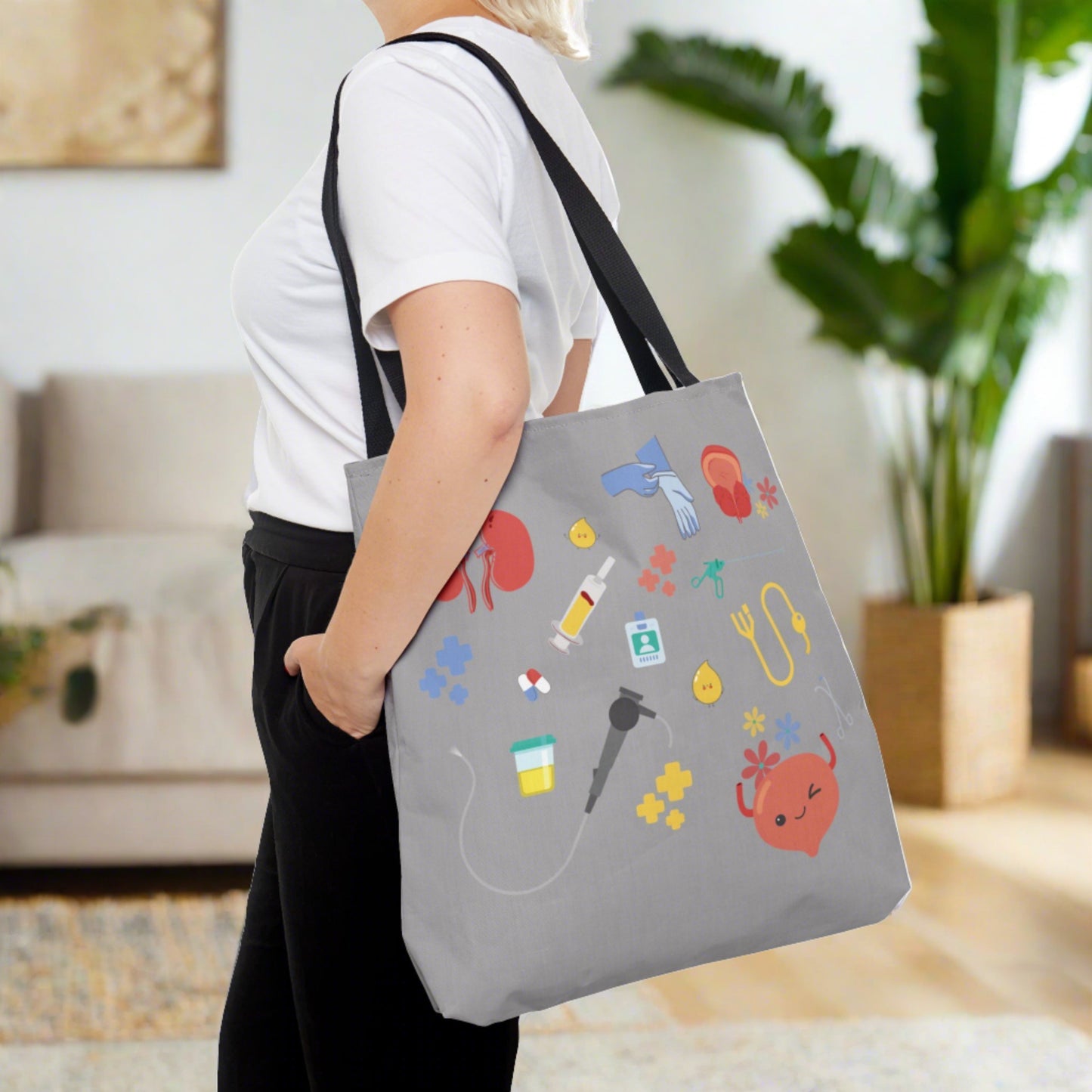 Cute Urology Tote Bag, urologist, bladder, kidney, Gift idea for urology resident, graduation gift idea, medical student, urologist gift
