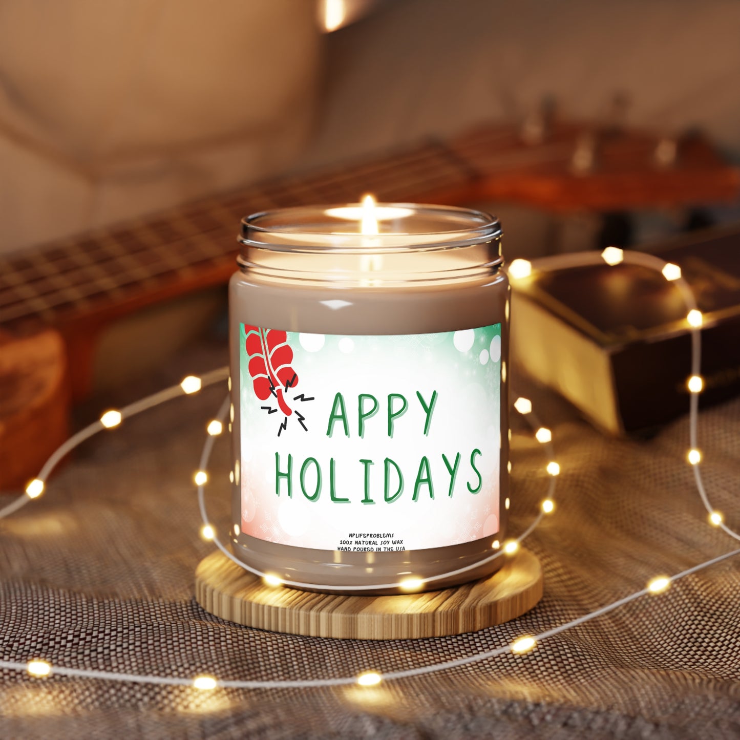 Funny healthcare holiday candle, Nurse holiday gift, Colorectal surgeon, General surgery, Trauma surgery, Appy holidays gift, medical holiday puns