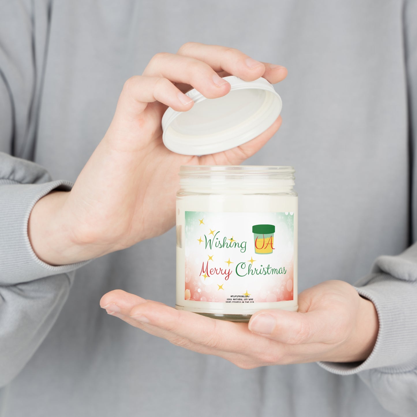 Funny Urology holiday candle, Nurse, surgeon, Urologist gift, medical holiday gift, Nurse xmas gift, Doctor Christmas gift, medical holiday puns