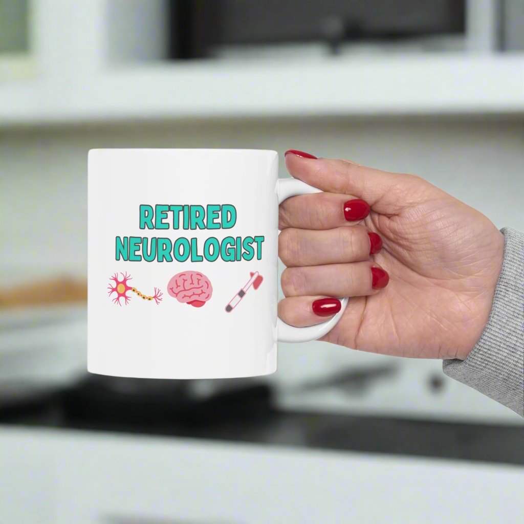 Retired Neurologist Mug, Funny Neurology Retirement Gift, Doctor Appreciation Coffee Mug, Medical Professional Keepsake, Neurologist Gift for Retirement