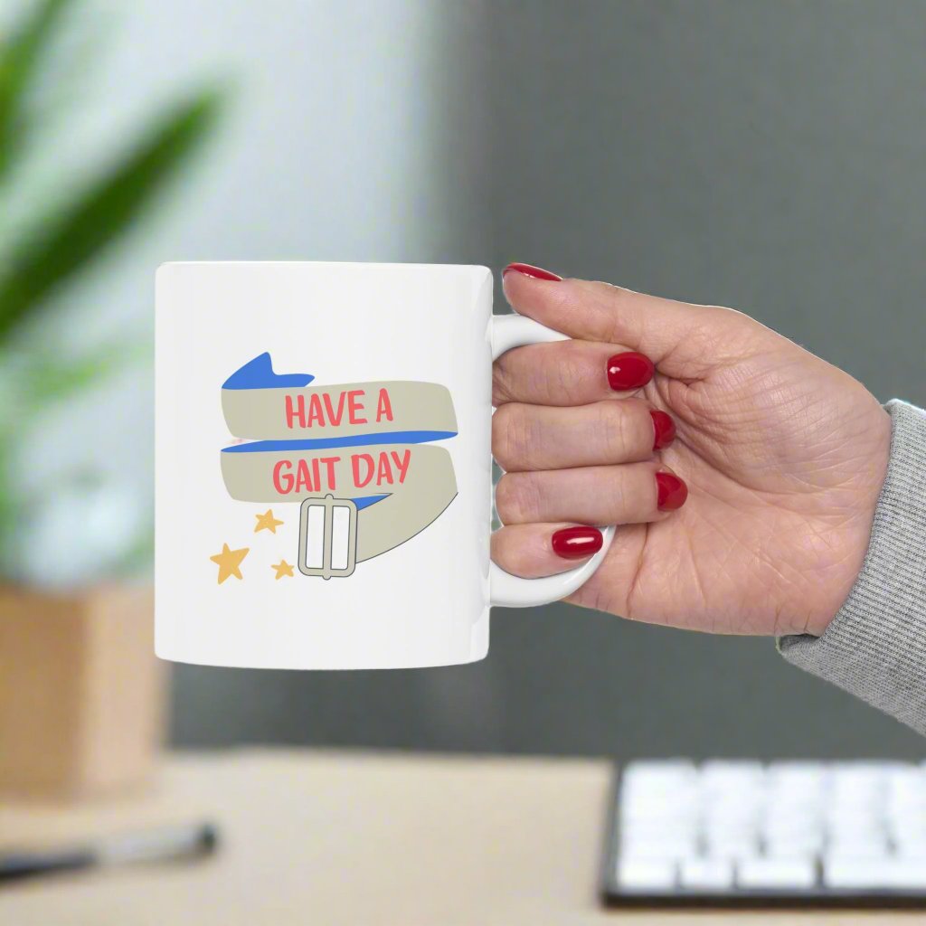 physical therapy mug, PT mug, physical therapist gift idea, gait belt mug, graduation gift, doctor mug, medical student