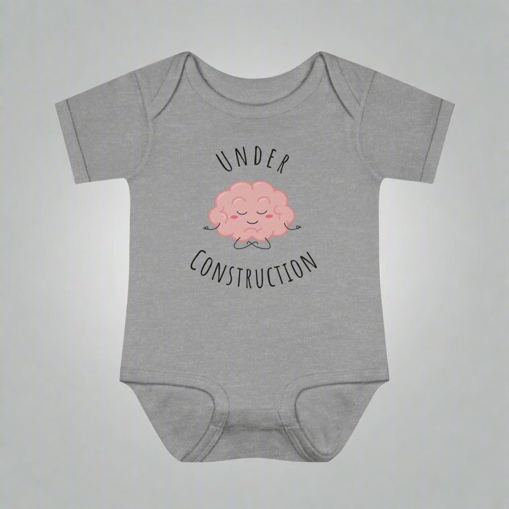 Cute Neurology baby gift, Brain under construction, doctor baby gift, Nurse baby gift, funny doctor baby gift, RN baby gift, coworker baby shower, Neuro doctor baby