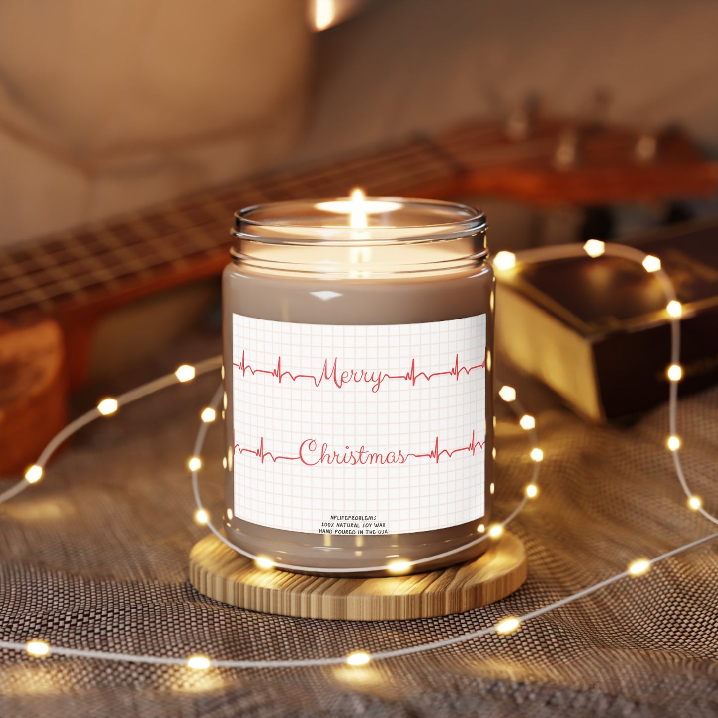Nurse healthcare holiday candle, Nurse holiday gift, surgeon, Cardiology, Cardiologist, Cardiac surgery holiday gift, Doctor Christmas gift