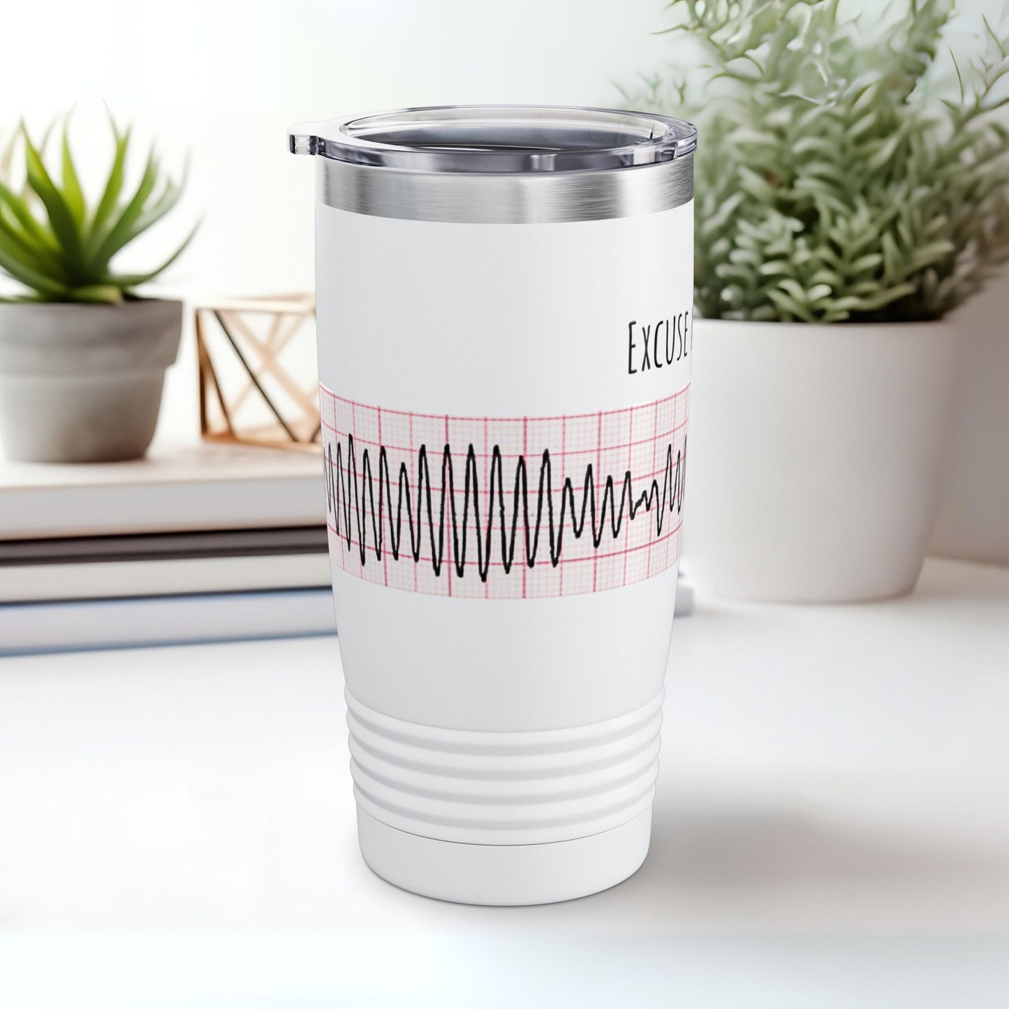 Cardiology Tumbler, Gift idea for new grad cardiologist doctor, cardiology heart surgeon themed gift, cardiac doctors and nurses