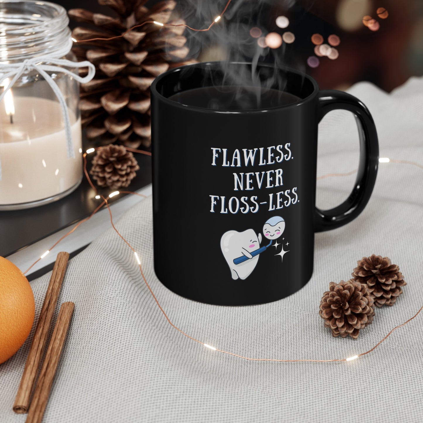 Funny Dentist mug, Dental assistant appreciation gift, Flossing humor, Tooth mug, Boss thank you, Dental hygienist graduation