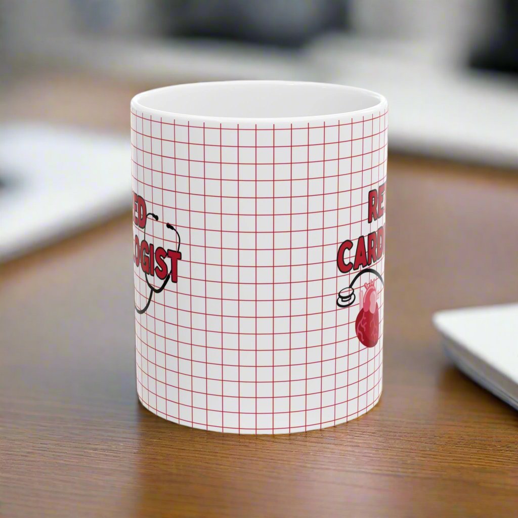 Retired Cardiologist Mug, Personalized Doctor Retirement Gift, Cardiology Appreciation Gift, Retiring Physician Coffee Cup, Heart Doctor Retirement Mug