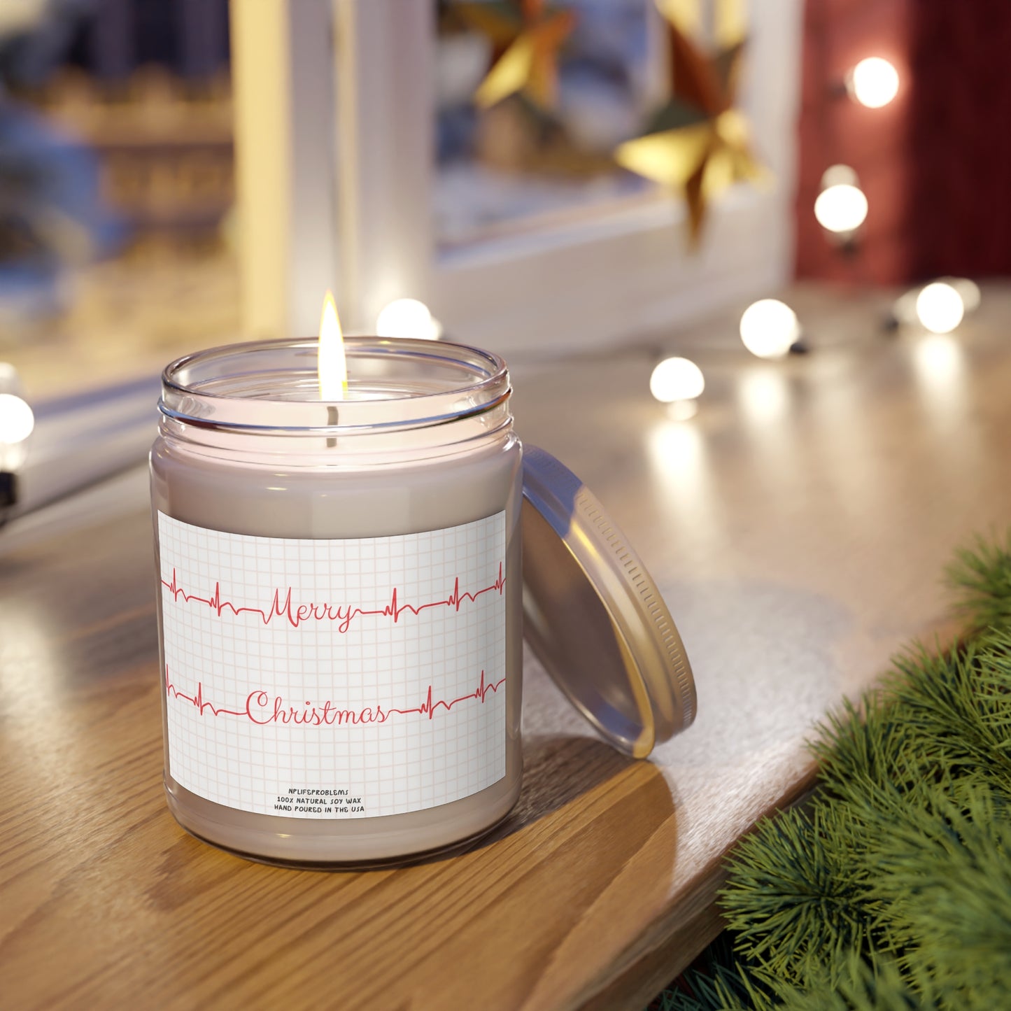 Nurse healthcare holiday candle, Nurse holiday gift, surgeon, Cardiology, Cardiologist, Cardiac surgery holiday gift, Doctor Christmas gift