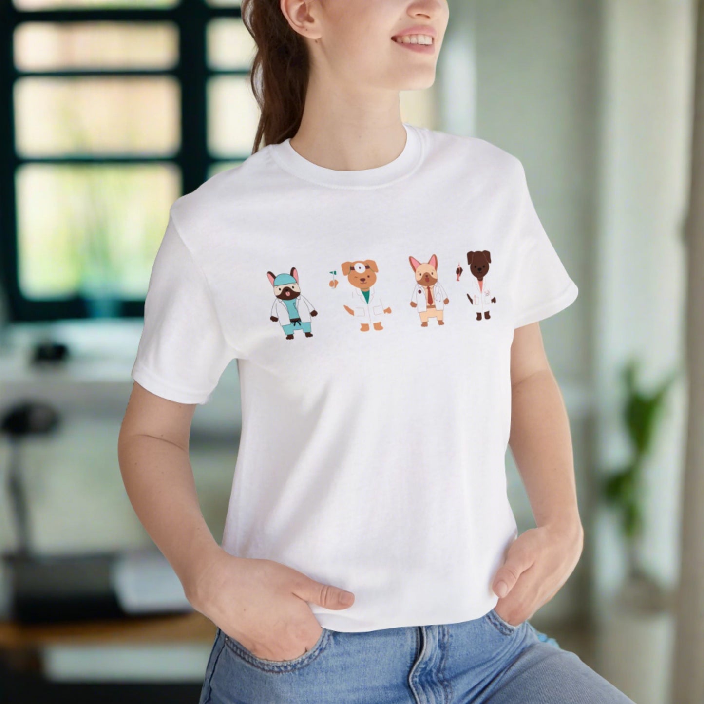 Cute Doctors Tee, Dog Doctor T-shirt, cute medical gift, Dogtor, resident graduation gift, medical student, Dog lover tee, Healthcare dogs, Nurse gift